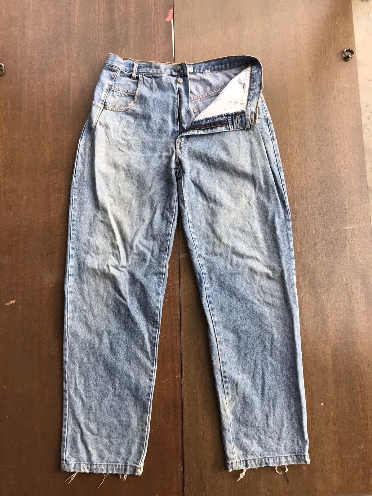 Guess Denim Pants GUESS 게스 Guess Leather Logo Women's Skinny