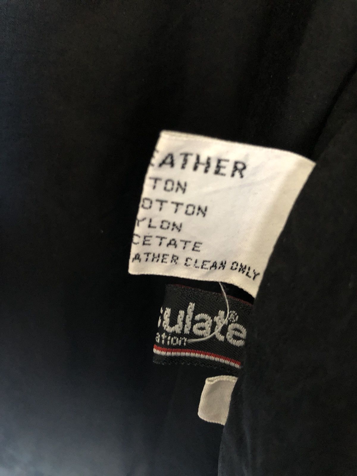 Other Black Washed Leather Strapped Bondage Bomber Jacket Size US M / EU 48-50 / 2 - 9 Thumbnail