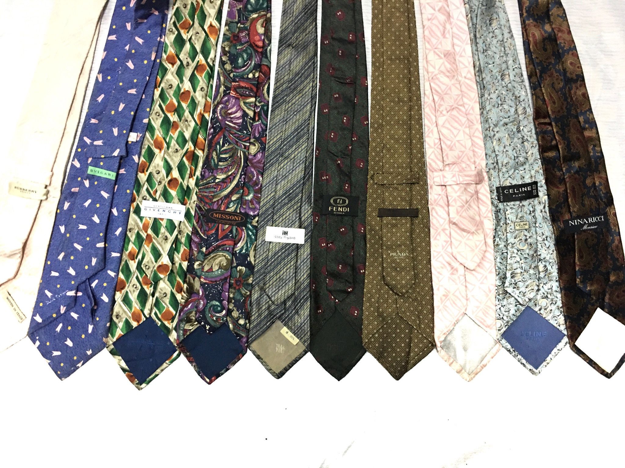 Fendi Lot of 10 Burberry Givenchy Fendi Issey Miyake Prada .. Size ONE SIZE - 3 Thumbnail