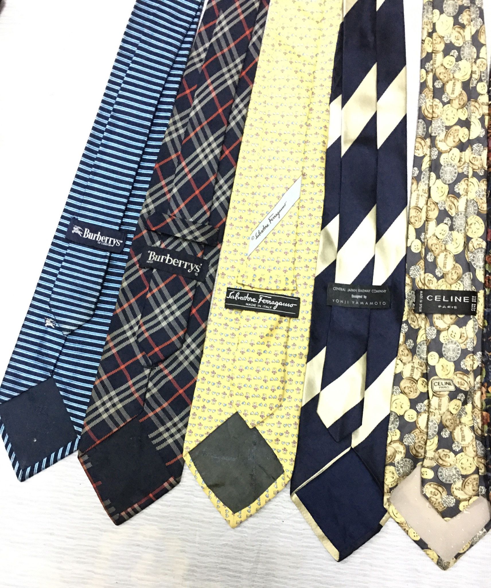 Givenchy Lot of 10 Christian Dior 2Burberrys 2celine Yohji .. Size ONE SIZE - 4 Thumbnail