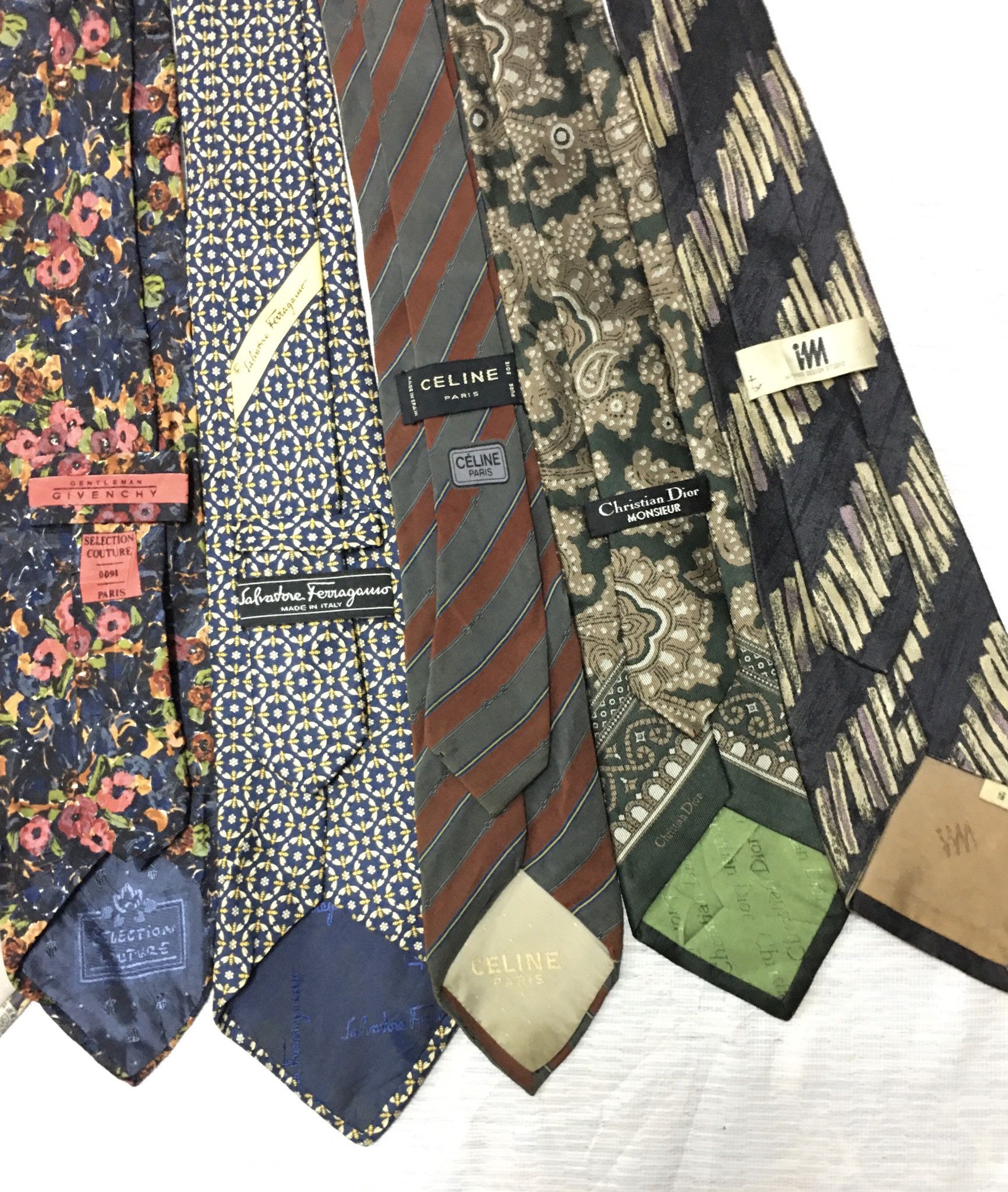 Givenchy Lot of 10 Christian Dior 2Burberrys 2celine Yohji .. Size ONE SIZE - 3 Thumbnail