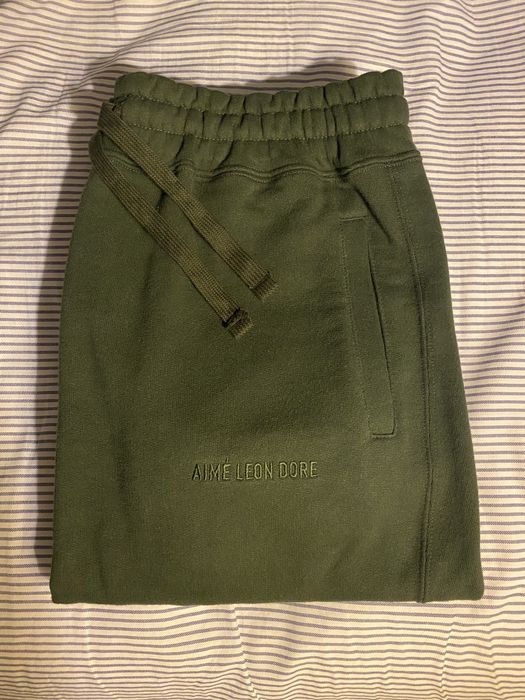 Aime Leon Dore Aime Leon Dore Uniform Sweatpants Olive Green Size