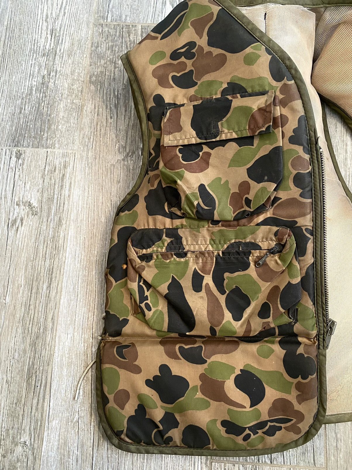 Vintage GRAIL 🏆 1945 Military Vintage Coast Guard Tactical Camo Vest Size US L / EU 52-54 / 3 - 4 Thumbnail