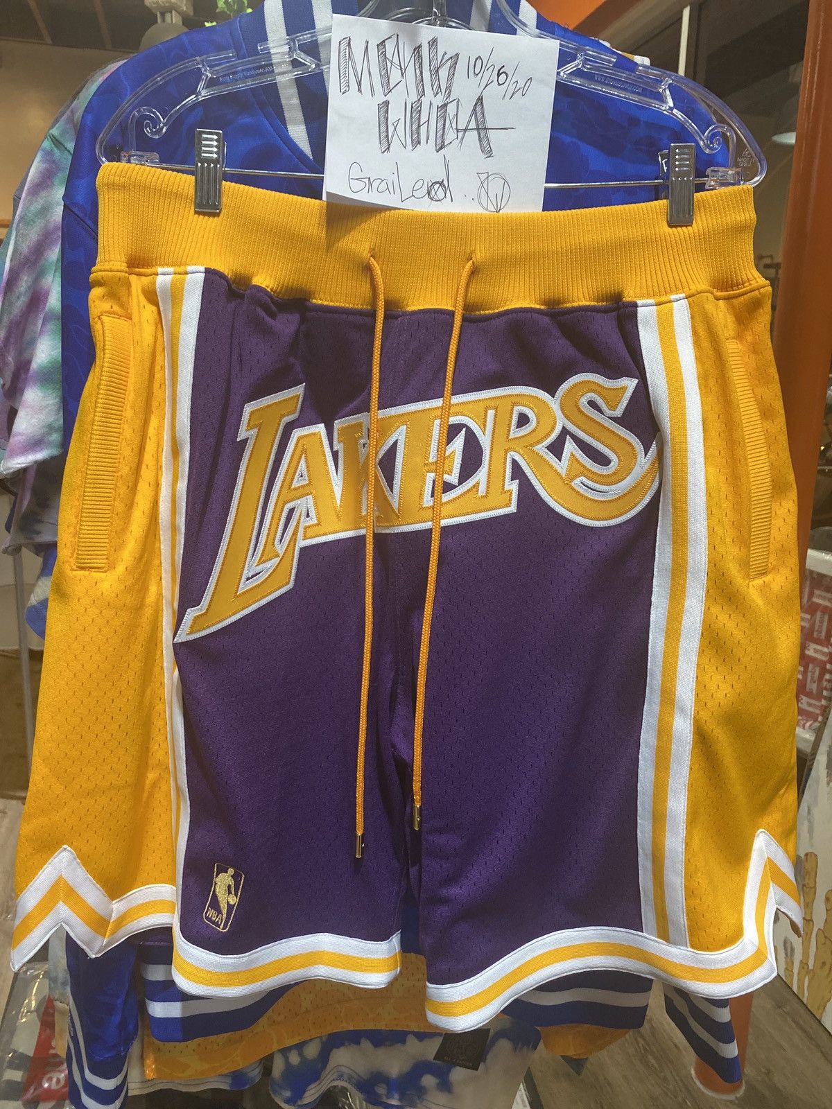 Just don lakers shorts purple store
