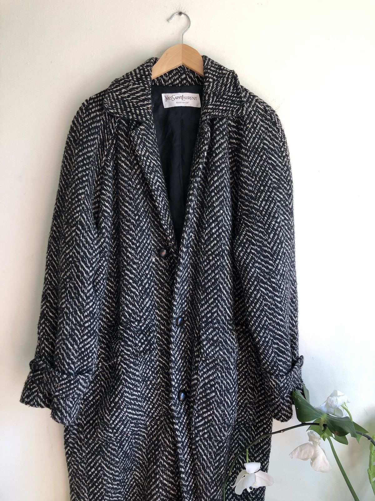 Yves Saint Laurent 💪🏼🔥Thiccest Long Wool Fiber Nicest Topcoat Ever Size US L / EU 52-54 / 3 - 7 Thumbnail