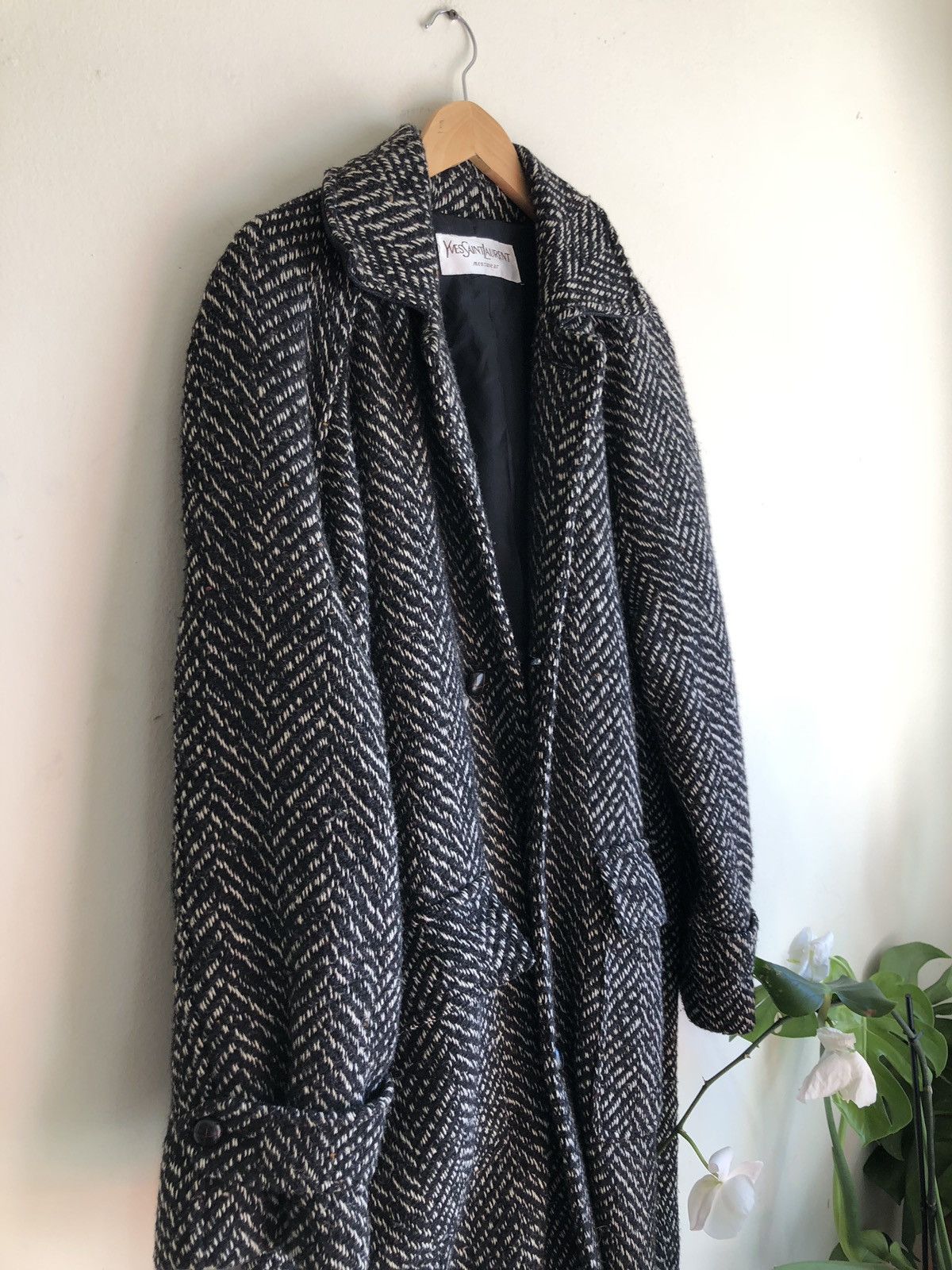 Yves Saint Laurent 💪🏼🔥Thiccest Long Wool Fiber Nicest Topcoat Ever Size US L / EU 52-54 / 3 - 15 Thumbnail