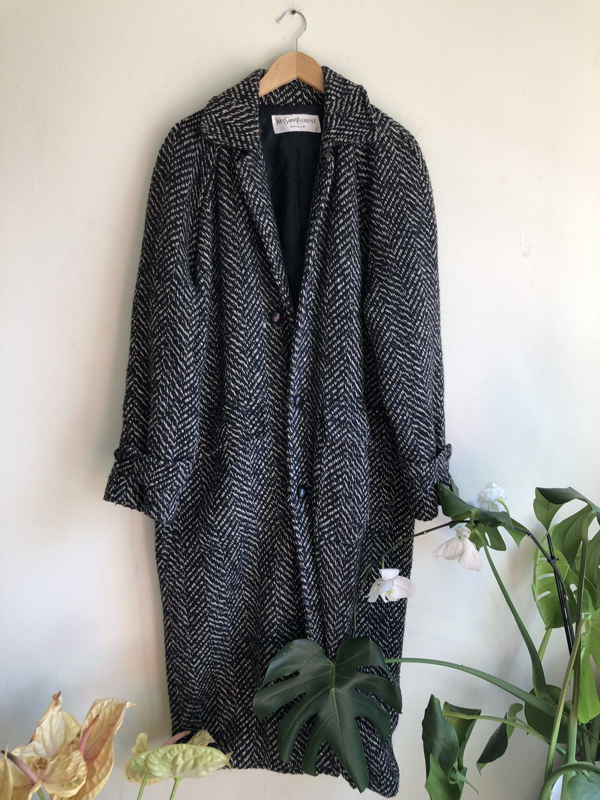 Yves Saint Laurent 💪🏼🔥Thiccest Long Wool Fiber Nicest Topcoat Ever Size US L / EU 52-54 / 3 - 6 Thumbnail