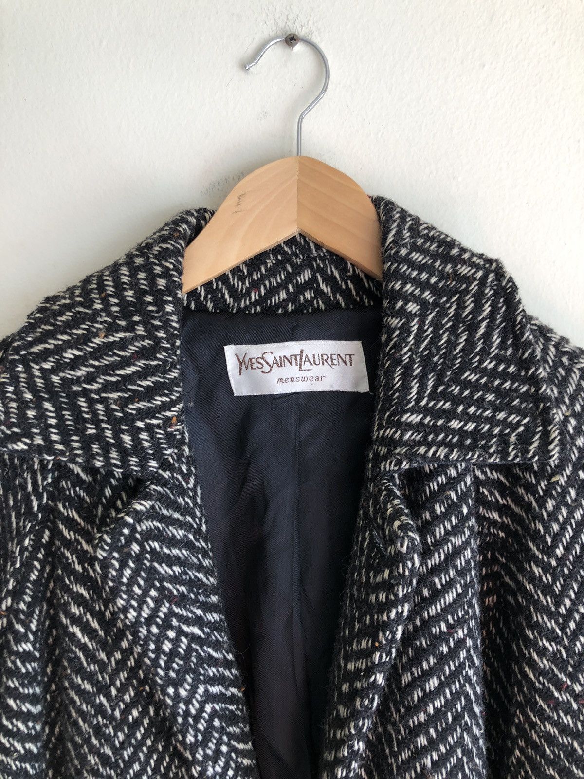 Yves Saint Laurent 💪🏼🔥Thiccest Long Wool Fiber Nicest Topcoat Ever Size US L / EU 52-54 / 3 - 9 Thumbnail