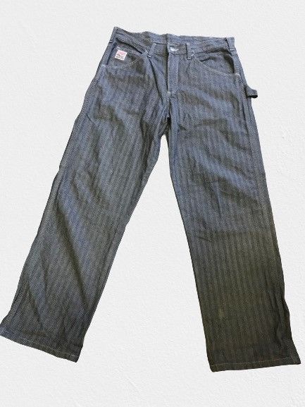 Vintage Pointer Brand Hickory Stripe Carpenter Denim