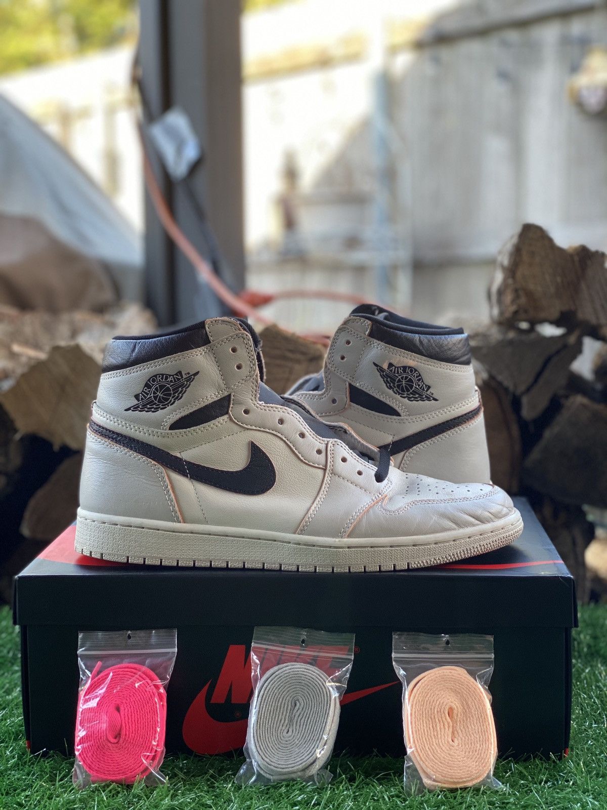 Jordan Brand Nike Air Jordan 1 Retro High SB Light Bone 2019 Grailed