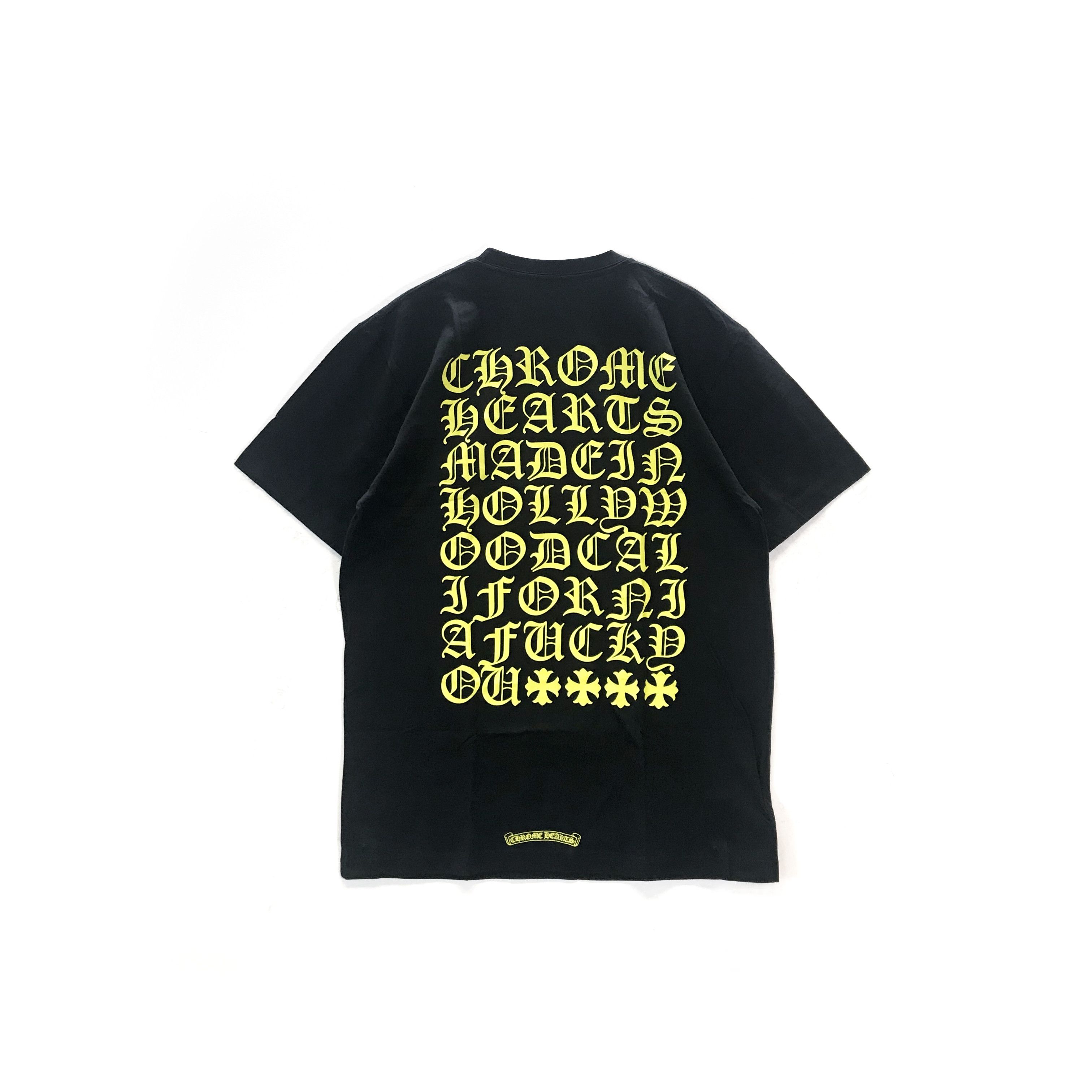 Chrome Hearts Chrome Hearts Neon Yellow on black LA