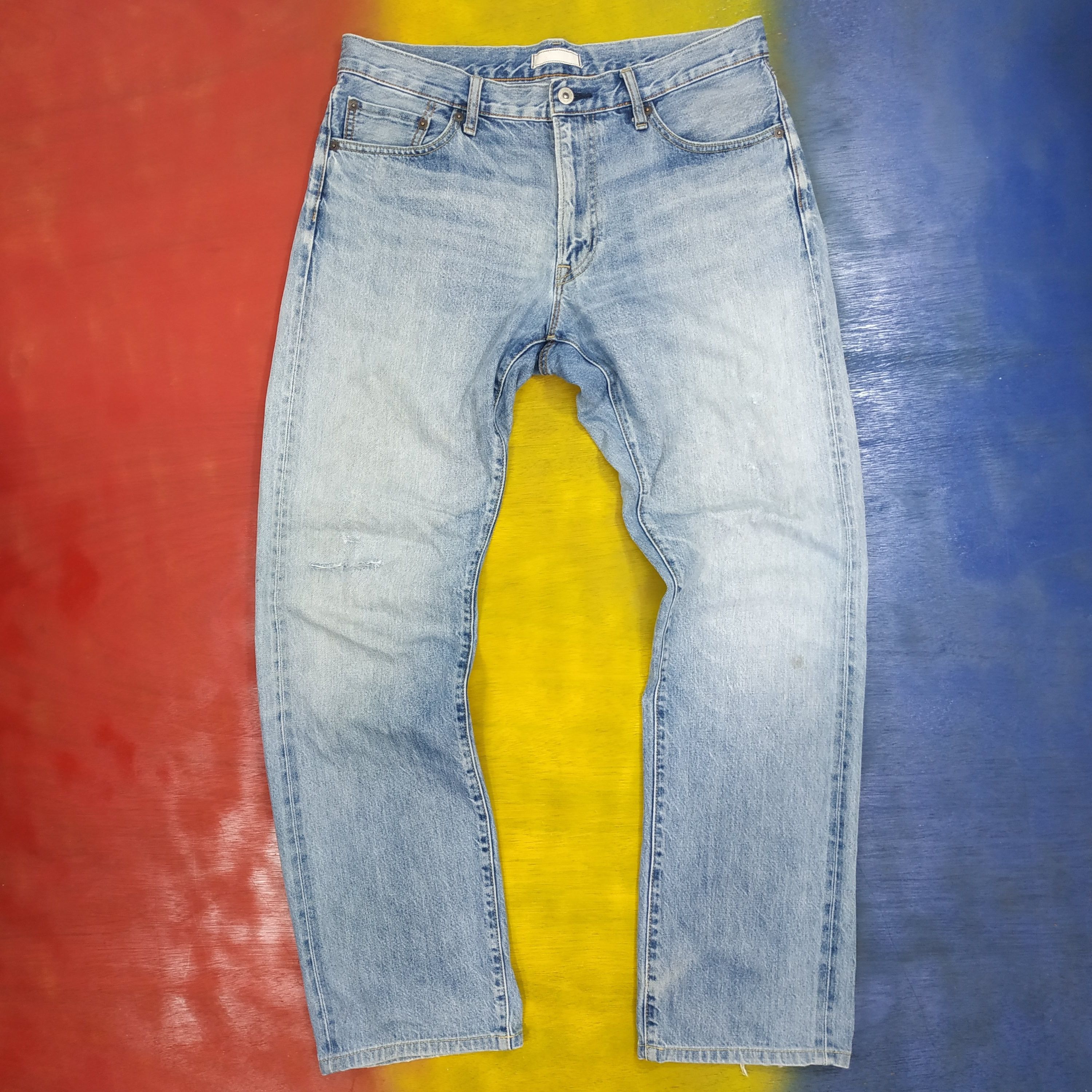 Japanese Brand × Uniqlo DENIM UNIQLO SELVEDGE Size US 35 - 2 Thumbnail