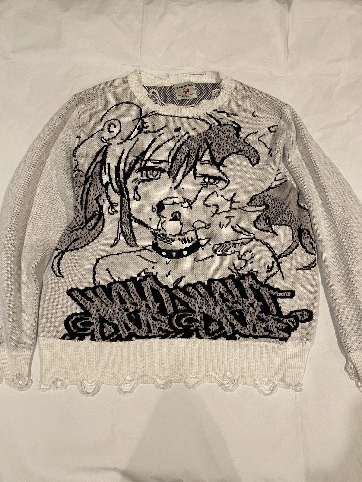 Custom Sweatshirt Nightclub USA Jun Inagawa Anime Knit Sweater