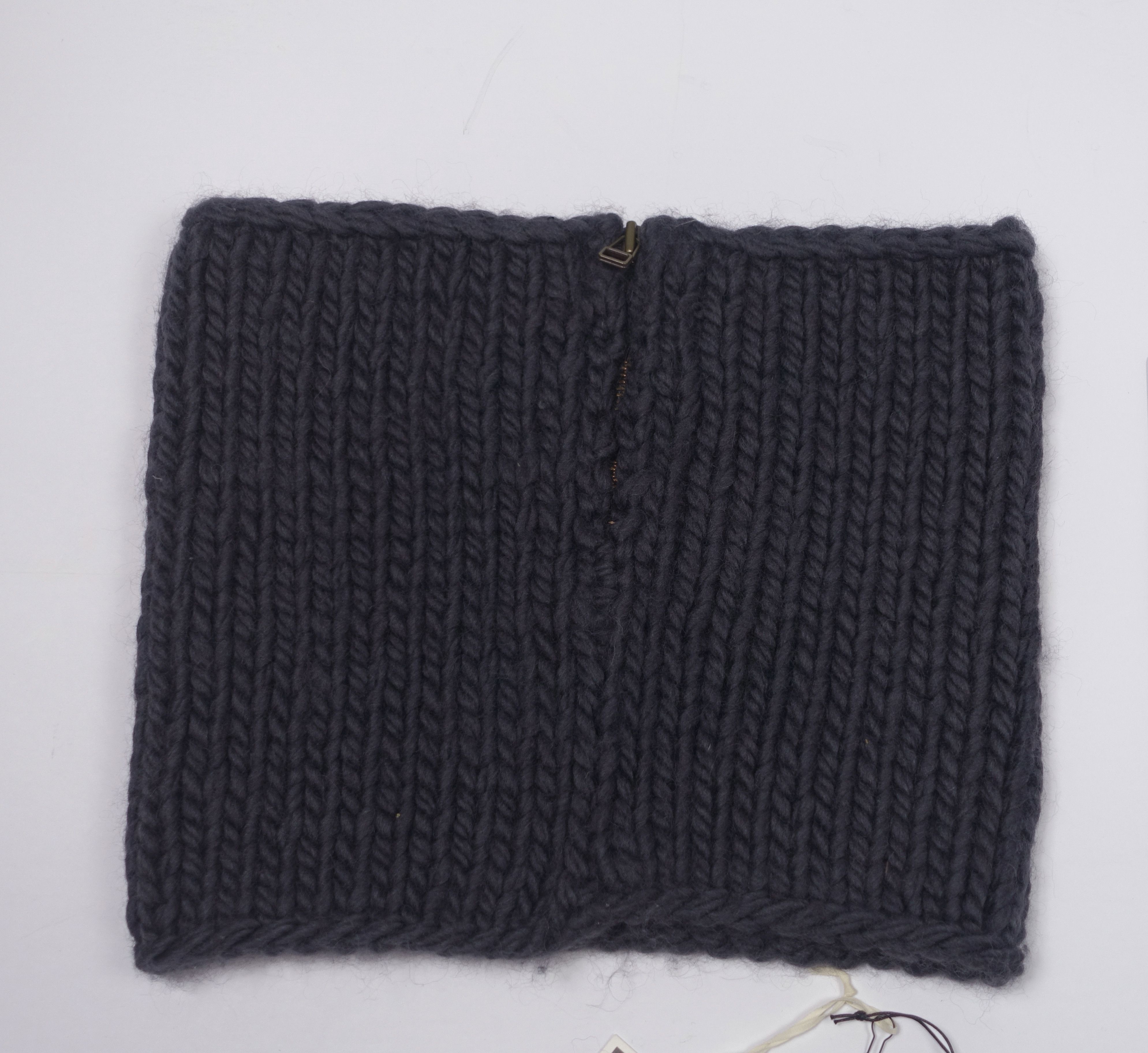 Robert Geller AW13 Zipper Neck Warmer Wool Size ONE SIZE - 2 Thumbnail