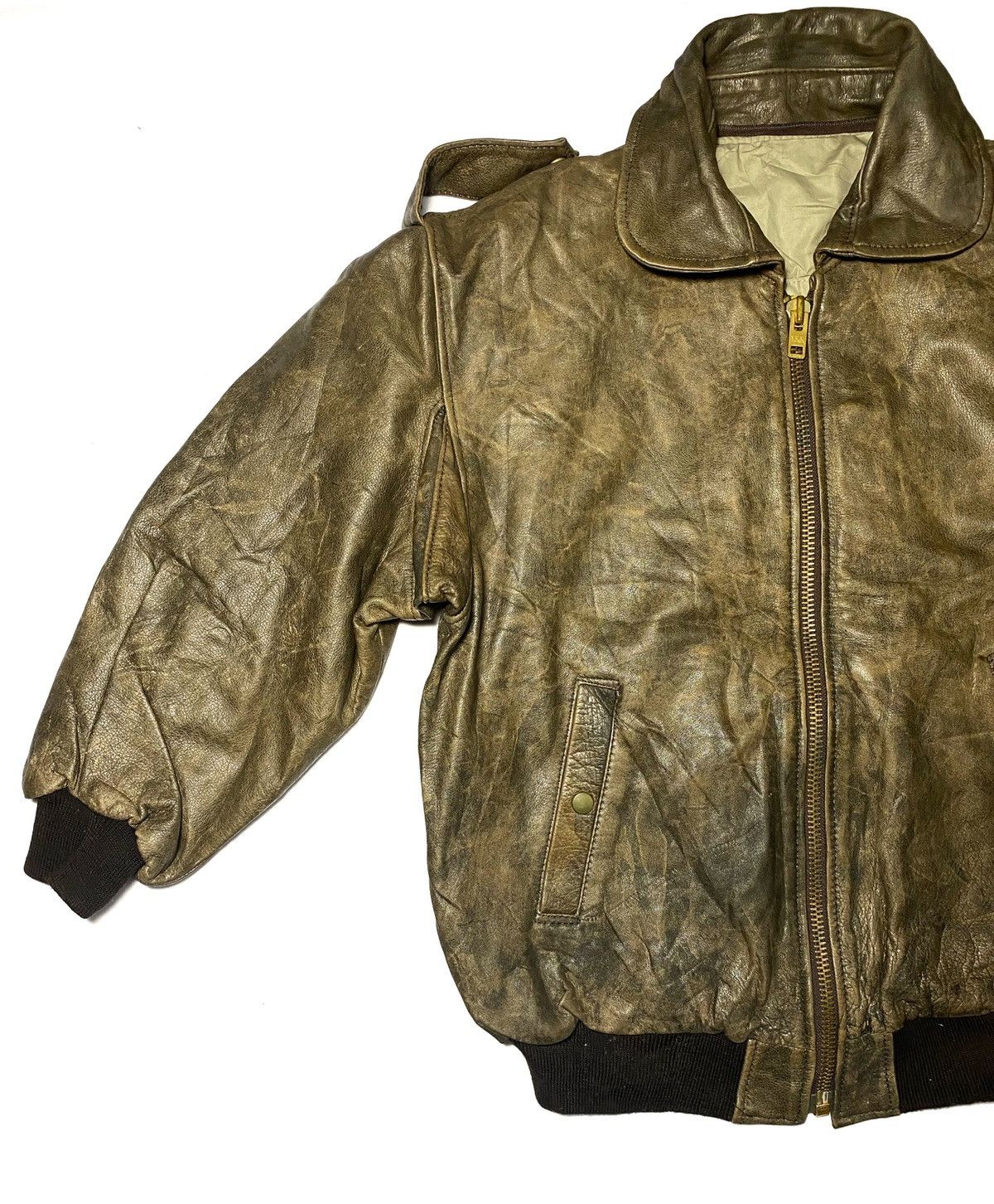 Vintage Vintage G-1 Aviator James B.M’Cudden Leather Jacket Size US L / EU 52-54 / 3 - 3 Thumbnail