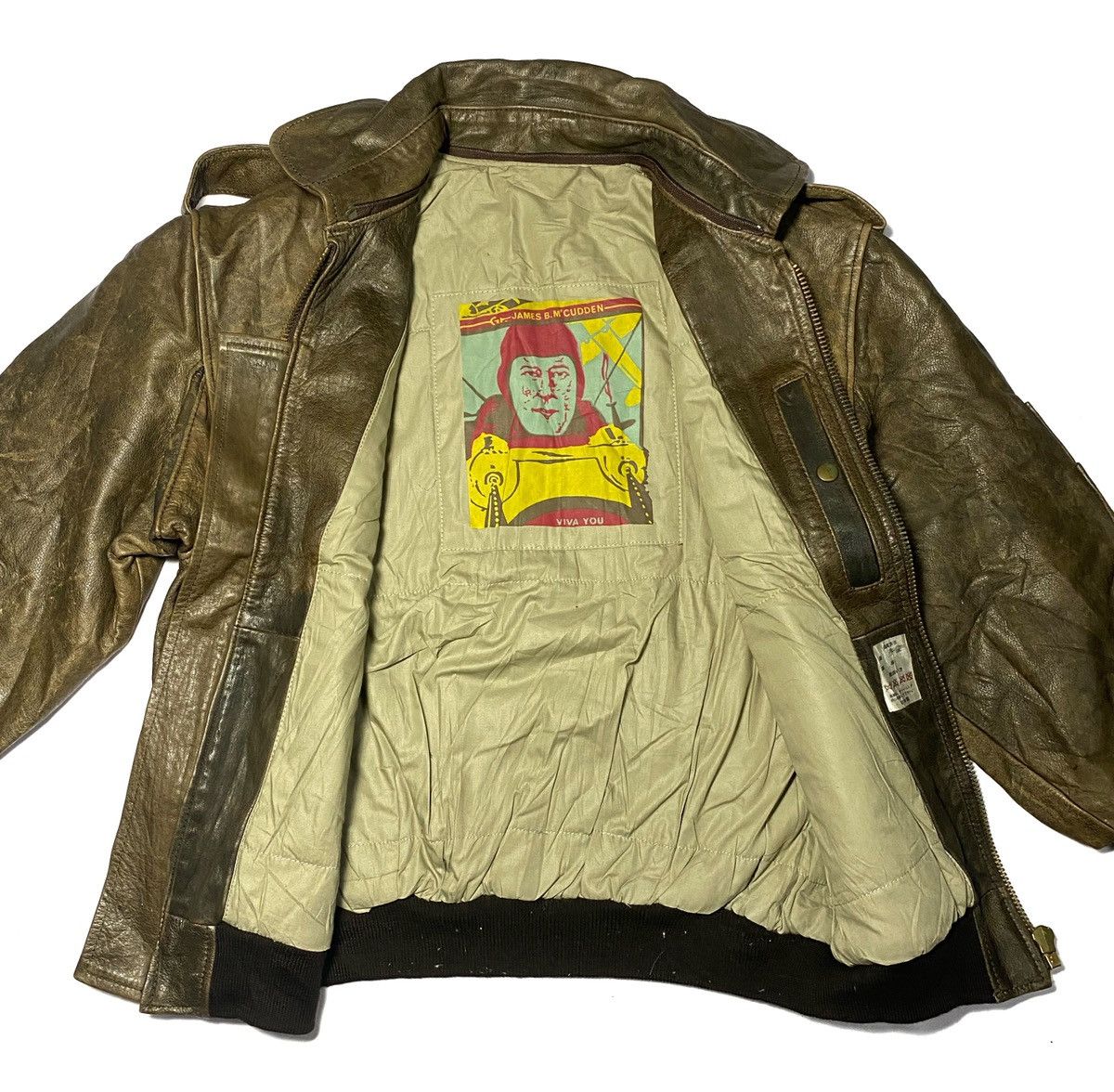 Vintage Vintage G-1 Aviator James B.M’Cudden Leather Jacket Size US L / EU 52-54 / 3 - 5 Thumbnail