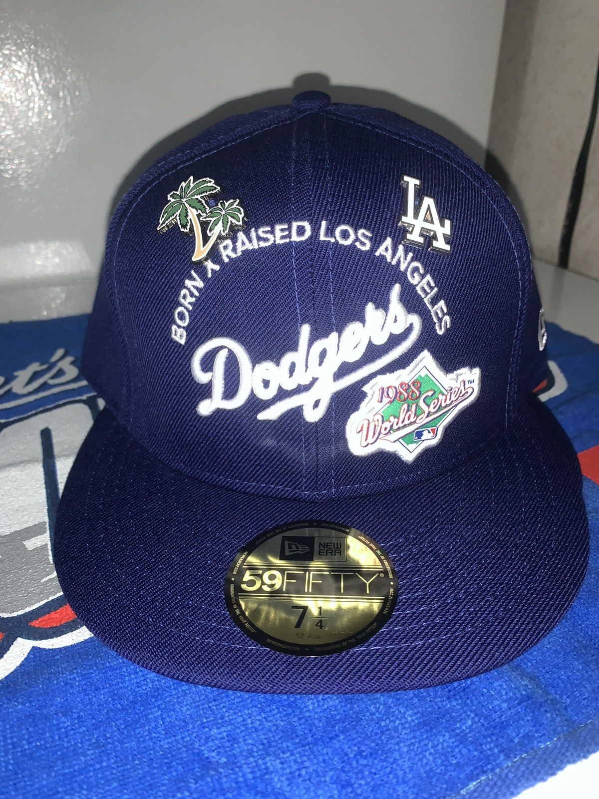 BORN X RAISED New Era 7 5/8 LA Dodgers $90.00 - PicClick