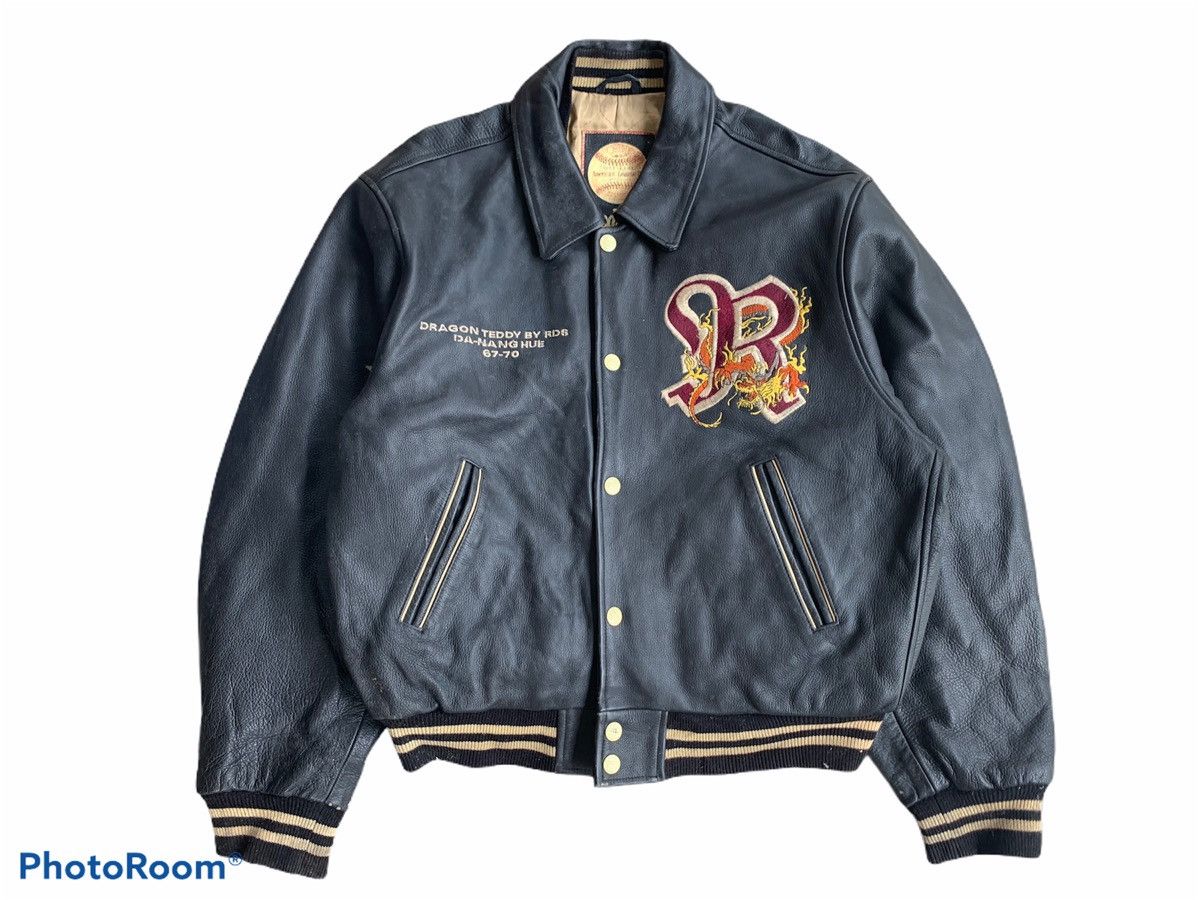 Redskins Vintage Redskin Leather Jacket Bomber Style | Grailed
