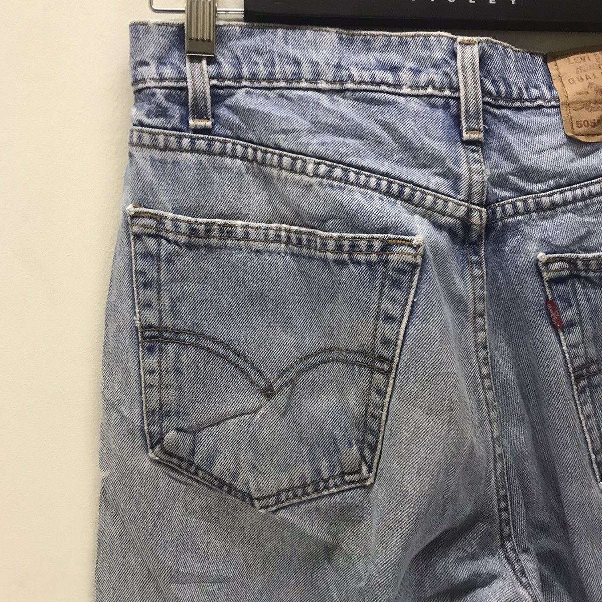 Levi's Vintage 90s Levi's 505 Regular Fit Distressed Denim Jeans Size US 32 / EU 48 - 14 Thumbnail