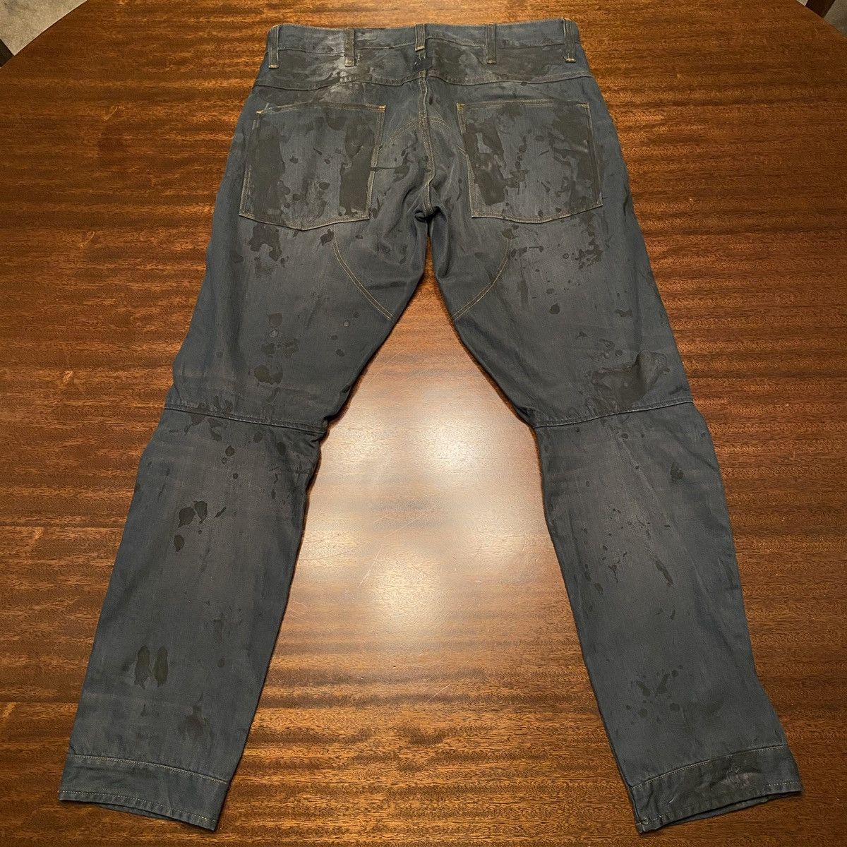G-Star Brand NWOT G Star Raw 5620 3D Tapered Distressed Denim Jeans Size US 32 / EU 48 - 7 Thumbnail