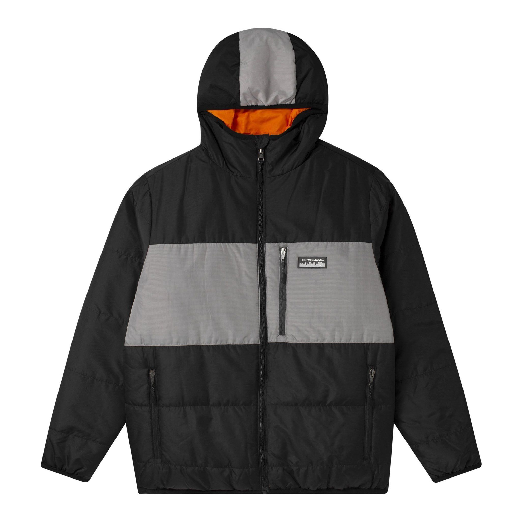 Huf TAOS REVERSIBLE PUFFER JACKET | Grailed