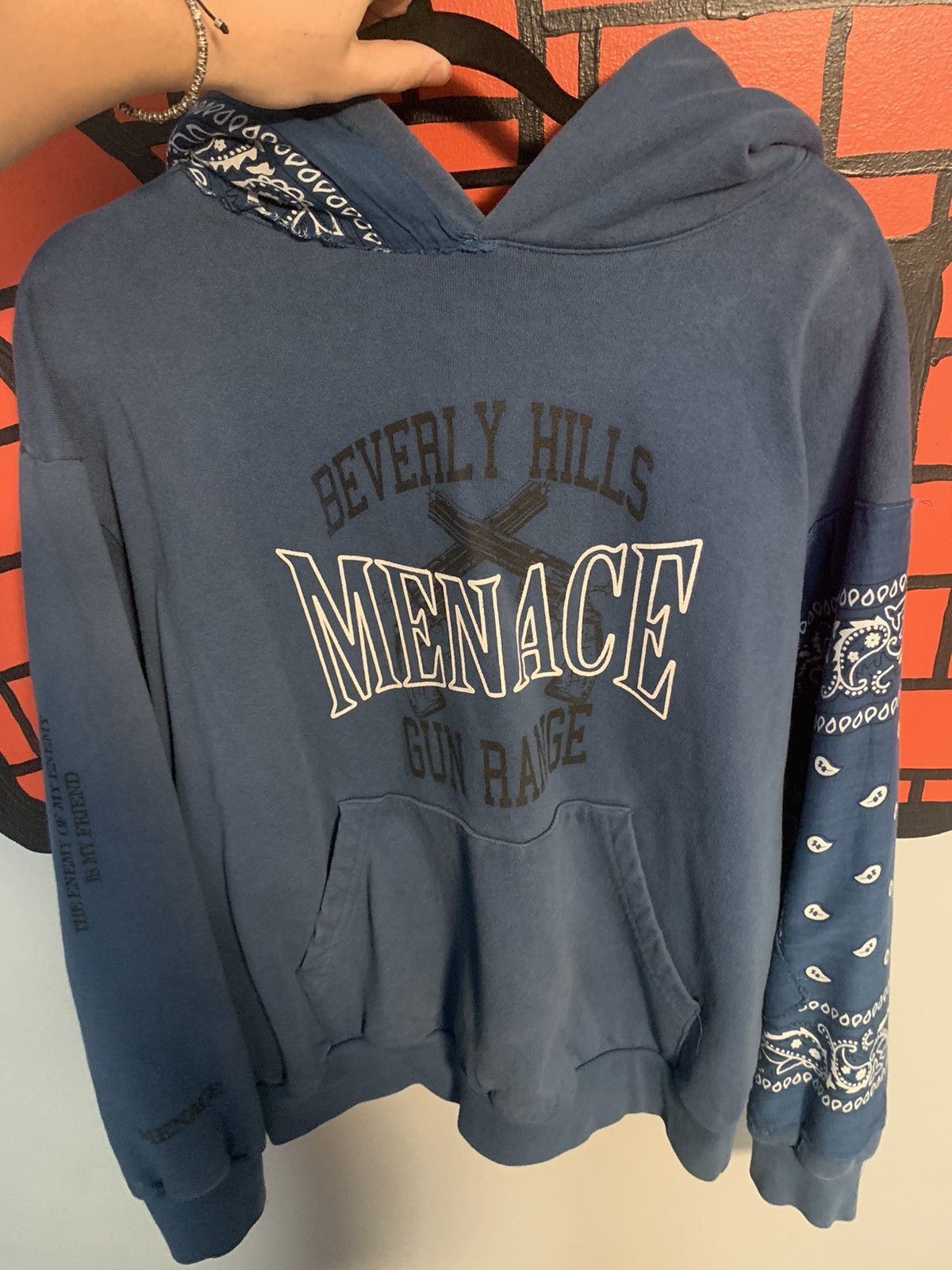 Menace Menace Bandana Hoodie Size US L / EU 52-54 / 3 - 2 Thumbnail
