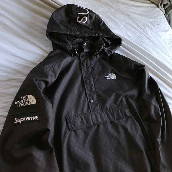 Supreme Supreme North Face Checkered Windbreaker Pullover Jacket