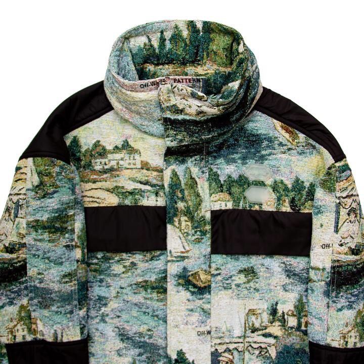 Off white lake parka deals