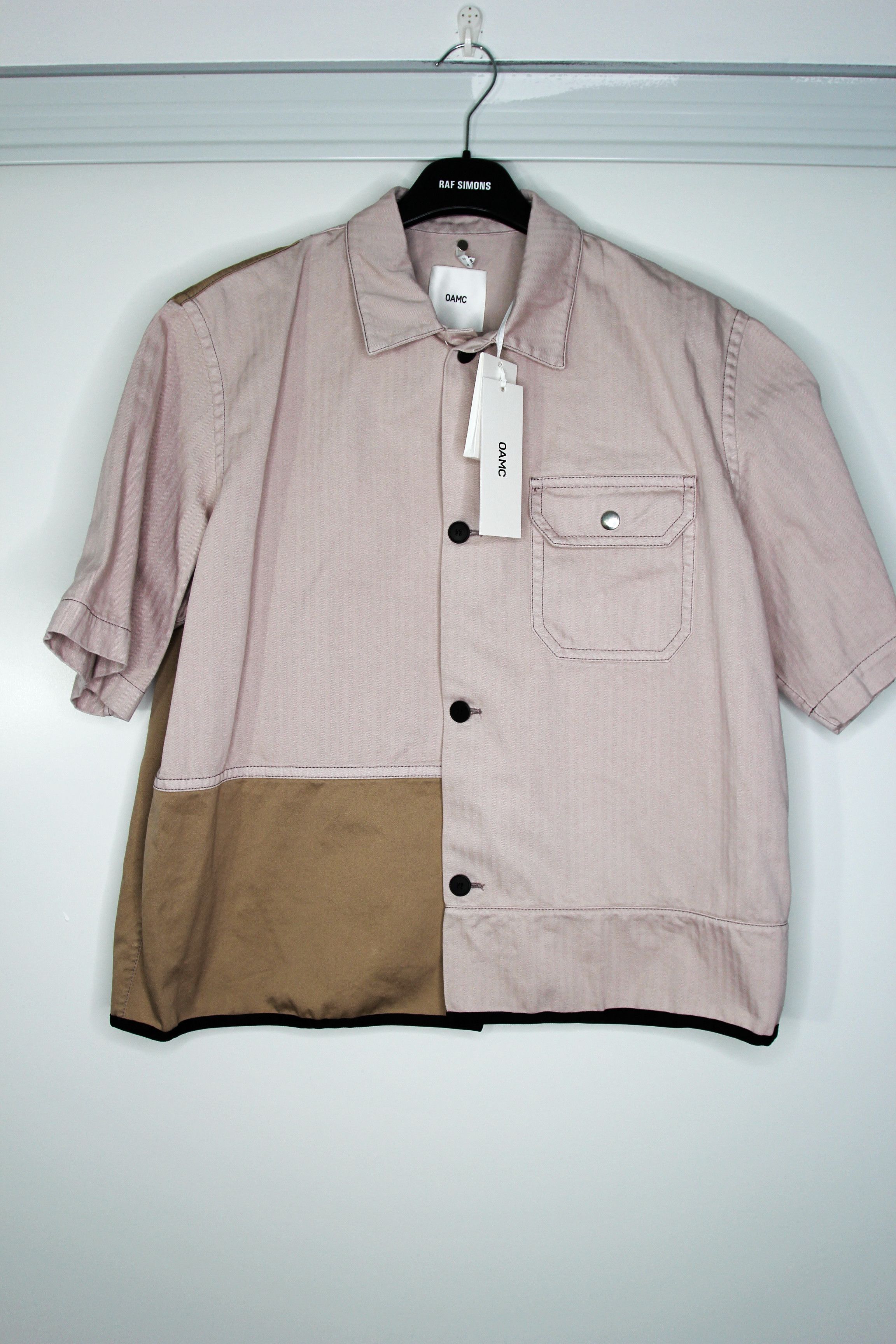 トップス OAMC CASCADE COTTON SHORT-SLEEVE SHIRT OAMC CASCADE COTTON SHORT-SLEEVE SHIRT