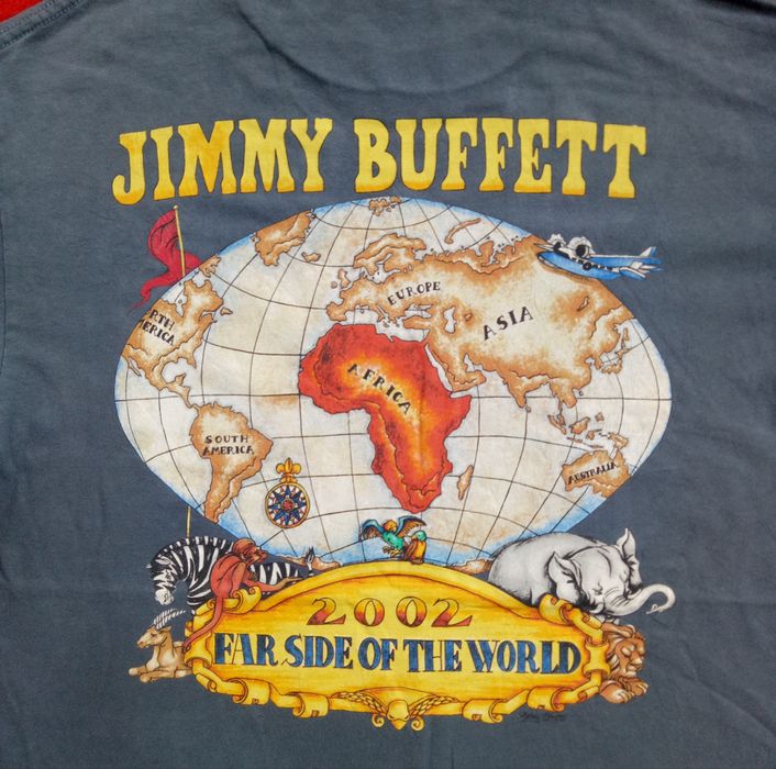 Tour Tee JIMMY BUFFETT 2002 Far Side Of The World Tshirt Grailed