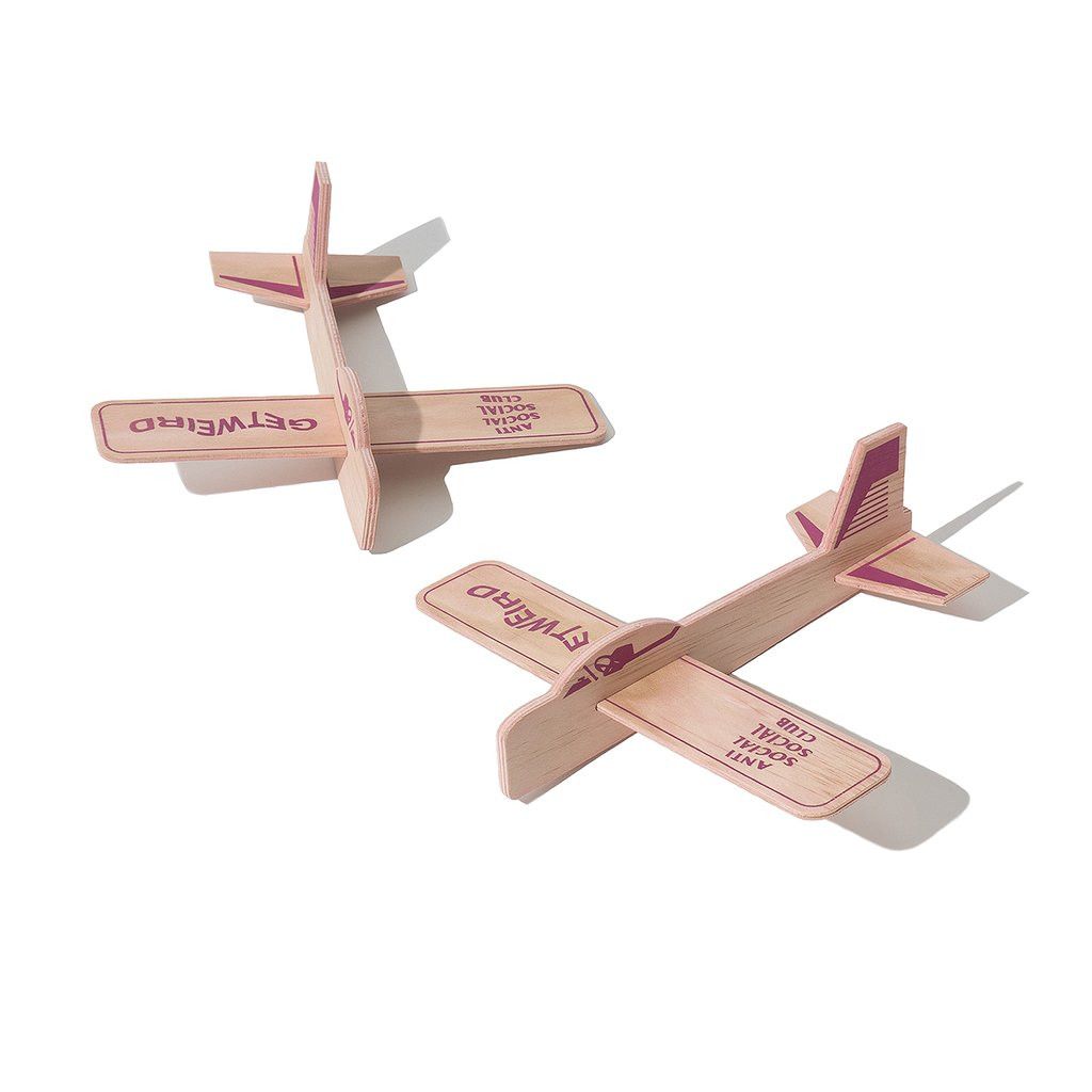 Anti Social Social Club DS ASSC Pink Logo Arcade airplane Wooden in hand Supreme Size ONE SIZE - 7 Thumbnail