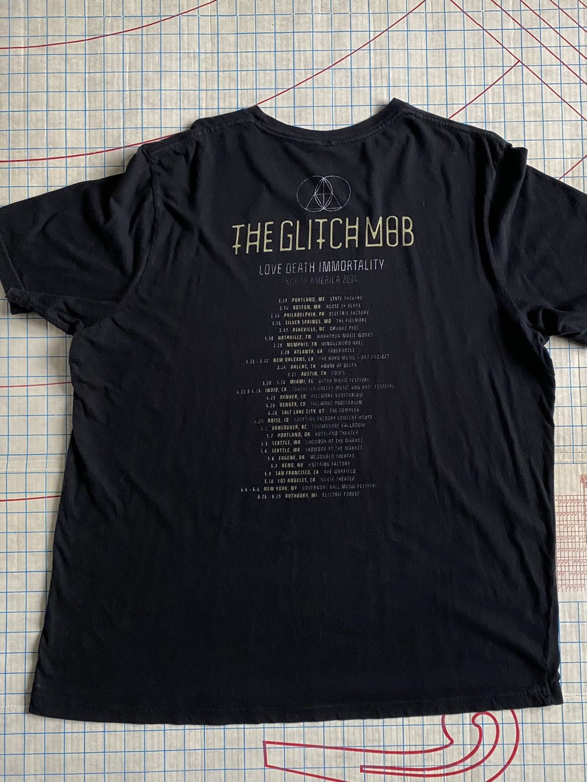 Band Tees × Vintage The Glitch Mob Love Death Immortality Tour 2014 XXL Size US XXL / EU 58 / 5 - 6 Thumbnail