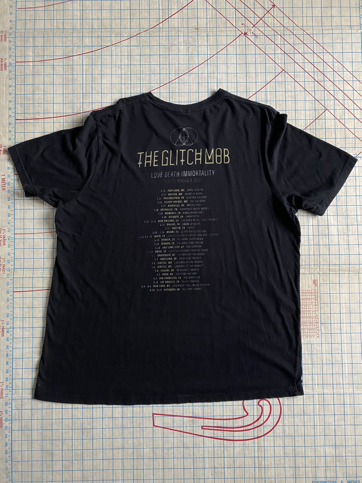 Band Tees × Vintage The Glitch Mob Love Death Immortality Tour 2014 XXL Size US XXL / EU 58 / 5 - 5 Thumbnail