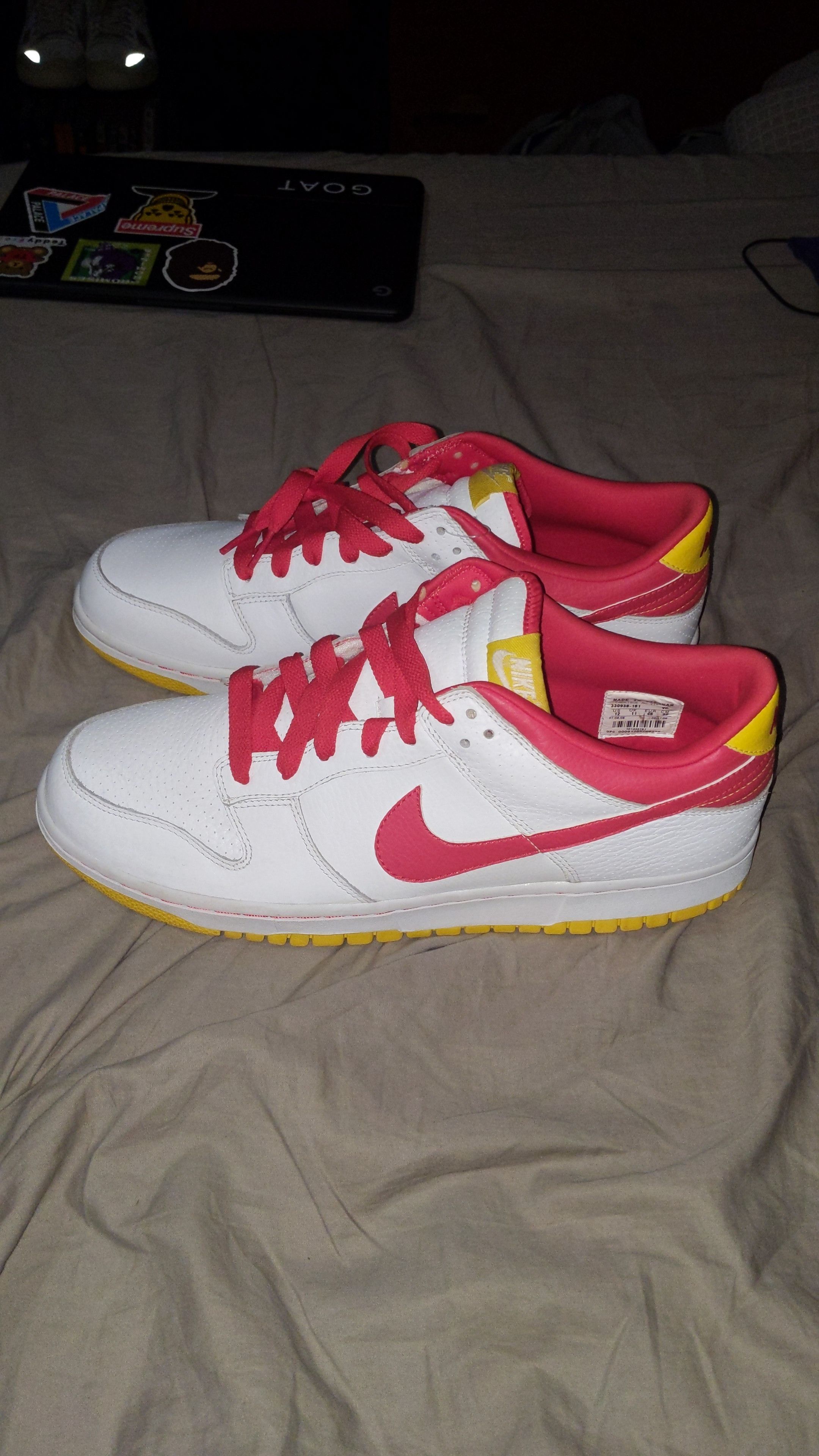Nike nyx ronald mcdonald dunks Low Top Sneakers