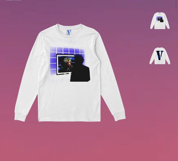 Vlone Juice Wrld x XO x Vlone Reflect Longsleeve Tee White | Grailed