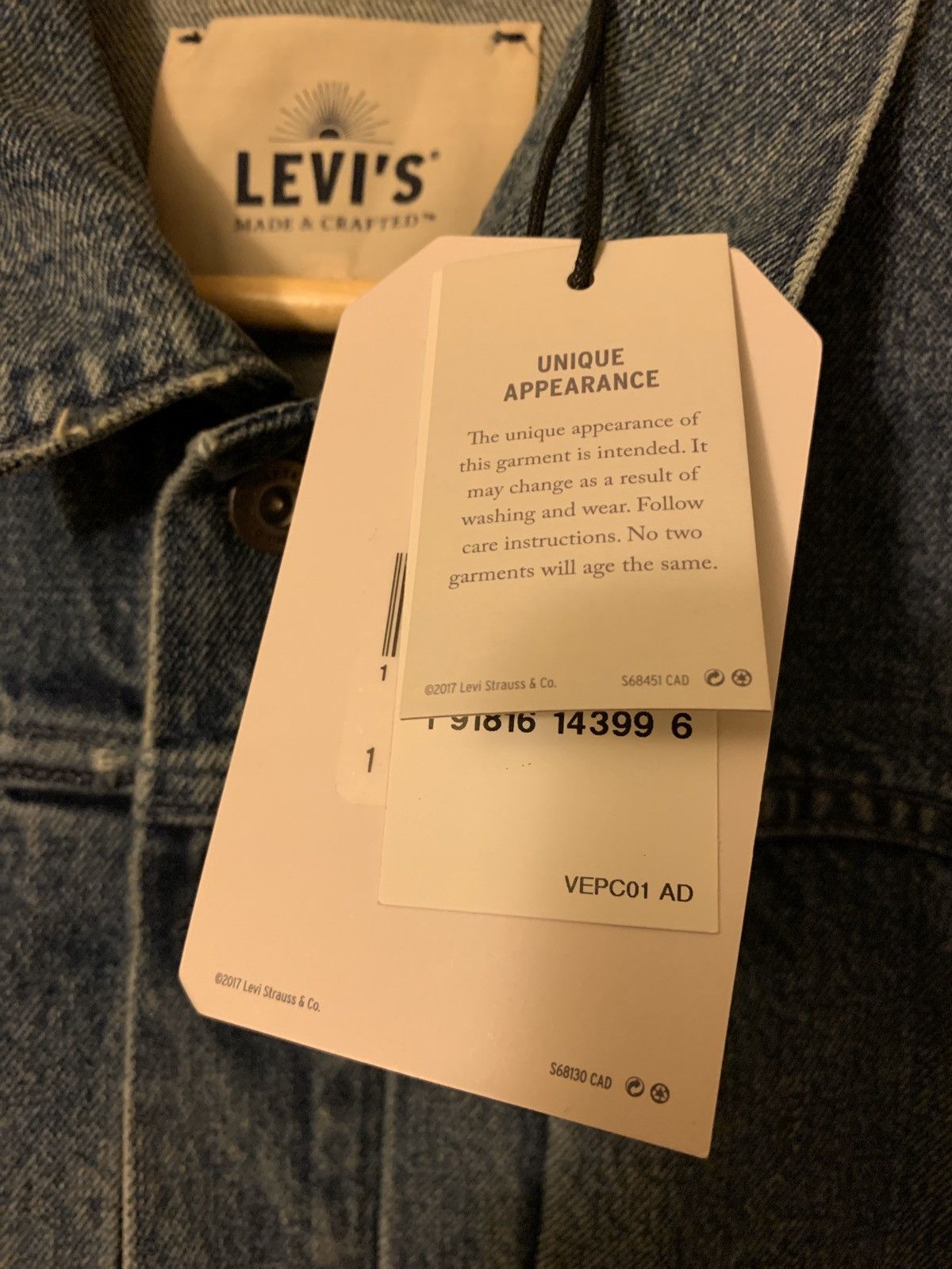 Levi's × Levi's Made & Crafted *RARE* Brand New Levi’s Made & Crafted Denim Jacket - Sz S Size US S / EU 44-46 / 1 - 3 Thumbnail