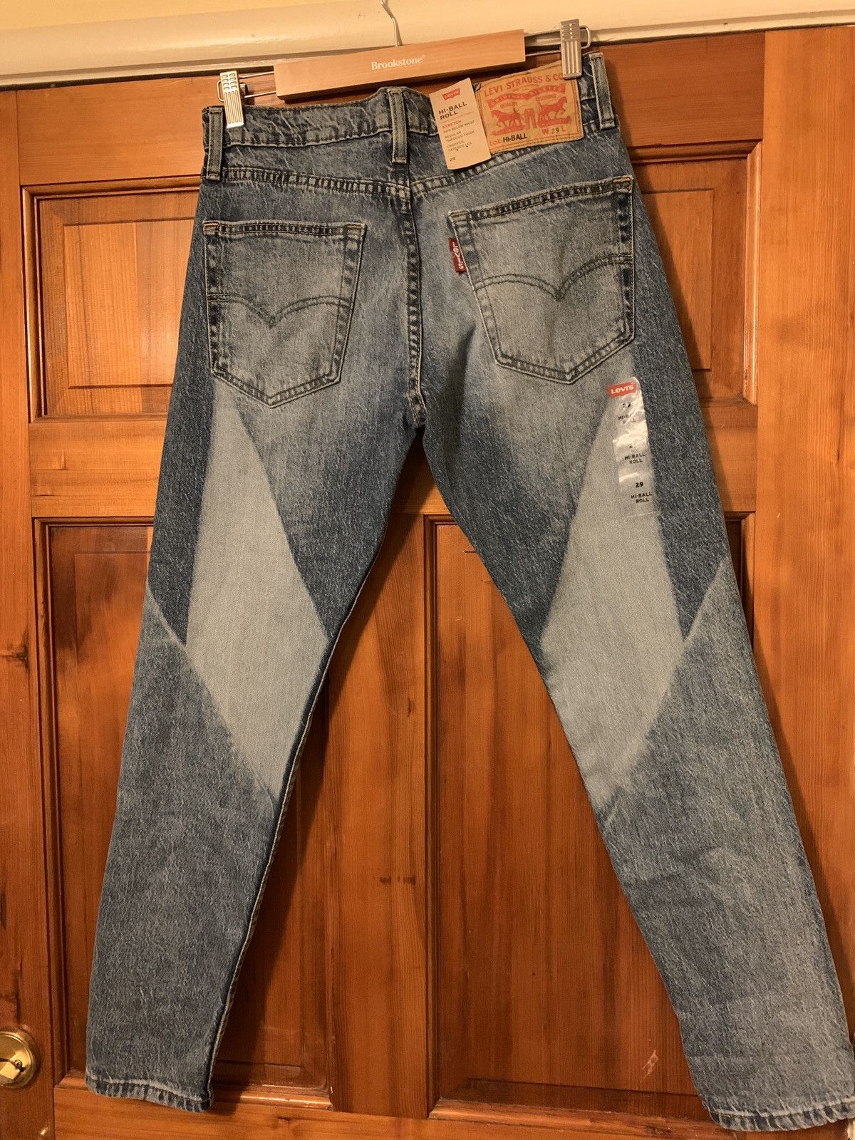 Levi's × Levi's Vintage Clothing *RARE* Brand New Levi’s Rare Wash Hi-Ball Roll Jeans - Sz 29 Size US 29 - 2 Thumbnail