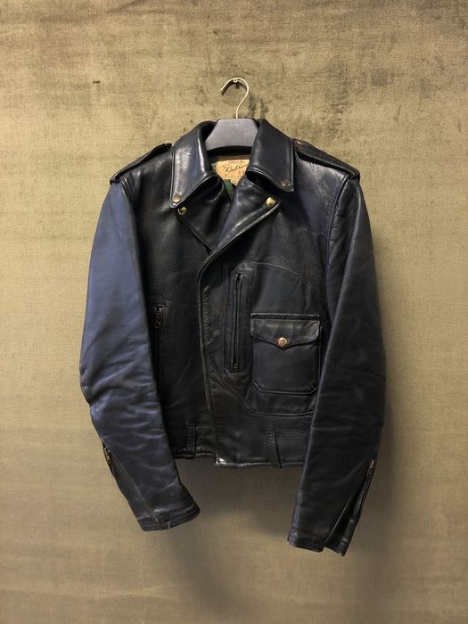 Vintage Vintage × Sears × Leather Moto Jacket Size US M / EU 48-50 / 2 - 1 Preview