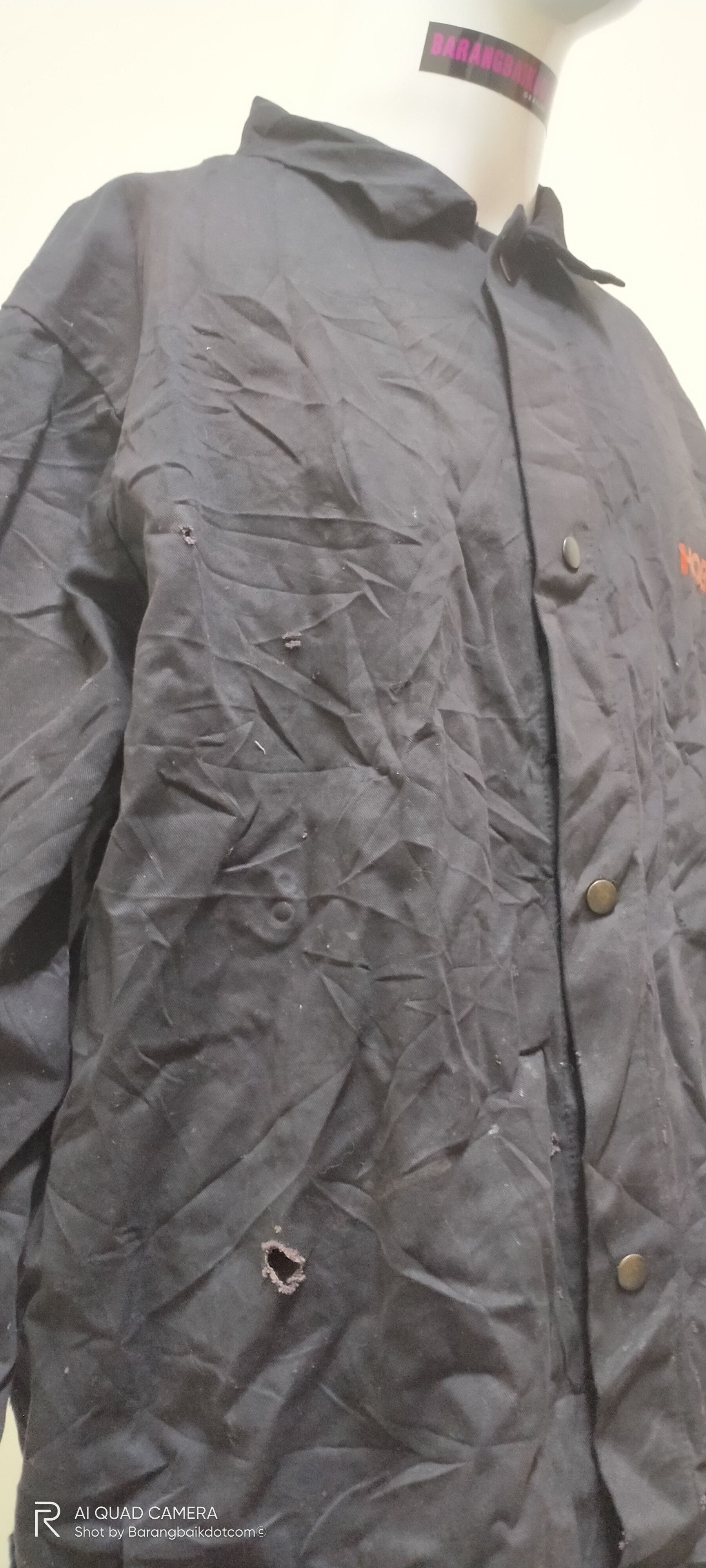 Vintage Distressed Hobart Workwear Welding Jacket Size US XL / EU 56 / 4 - 4 Thumbnail