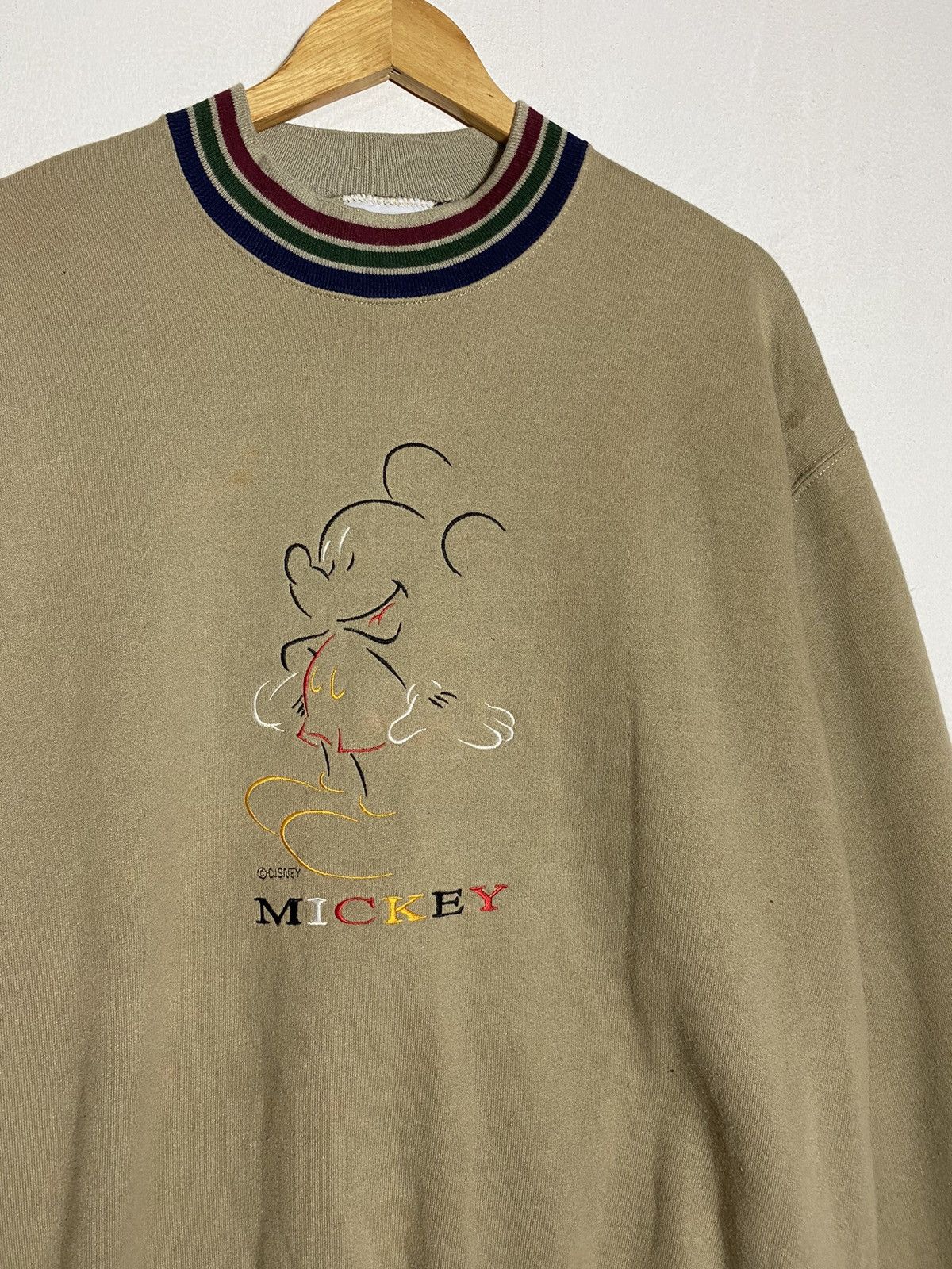 Mickey Mouse Vintage Mickey Mouse Small Embroidery Sweatshirt Size US L / EU 52-54 / 3 - 2 Thumbnail
