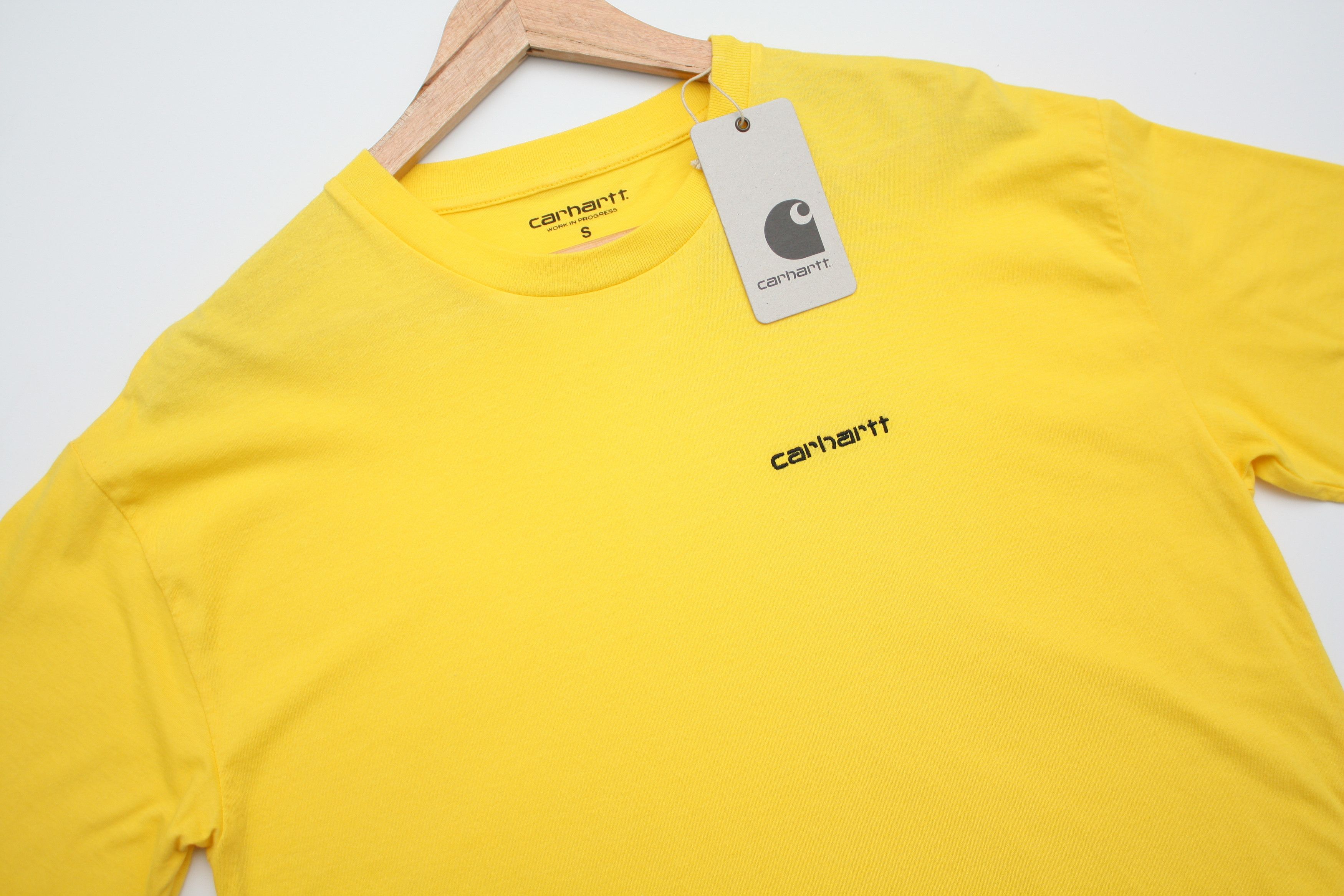 Carhartt Wip NWT Carhartt WIP Script Embroidery T-Shirt Yellow Size US S / EU 44-46 / 1 - 2 Thumbnail