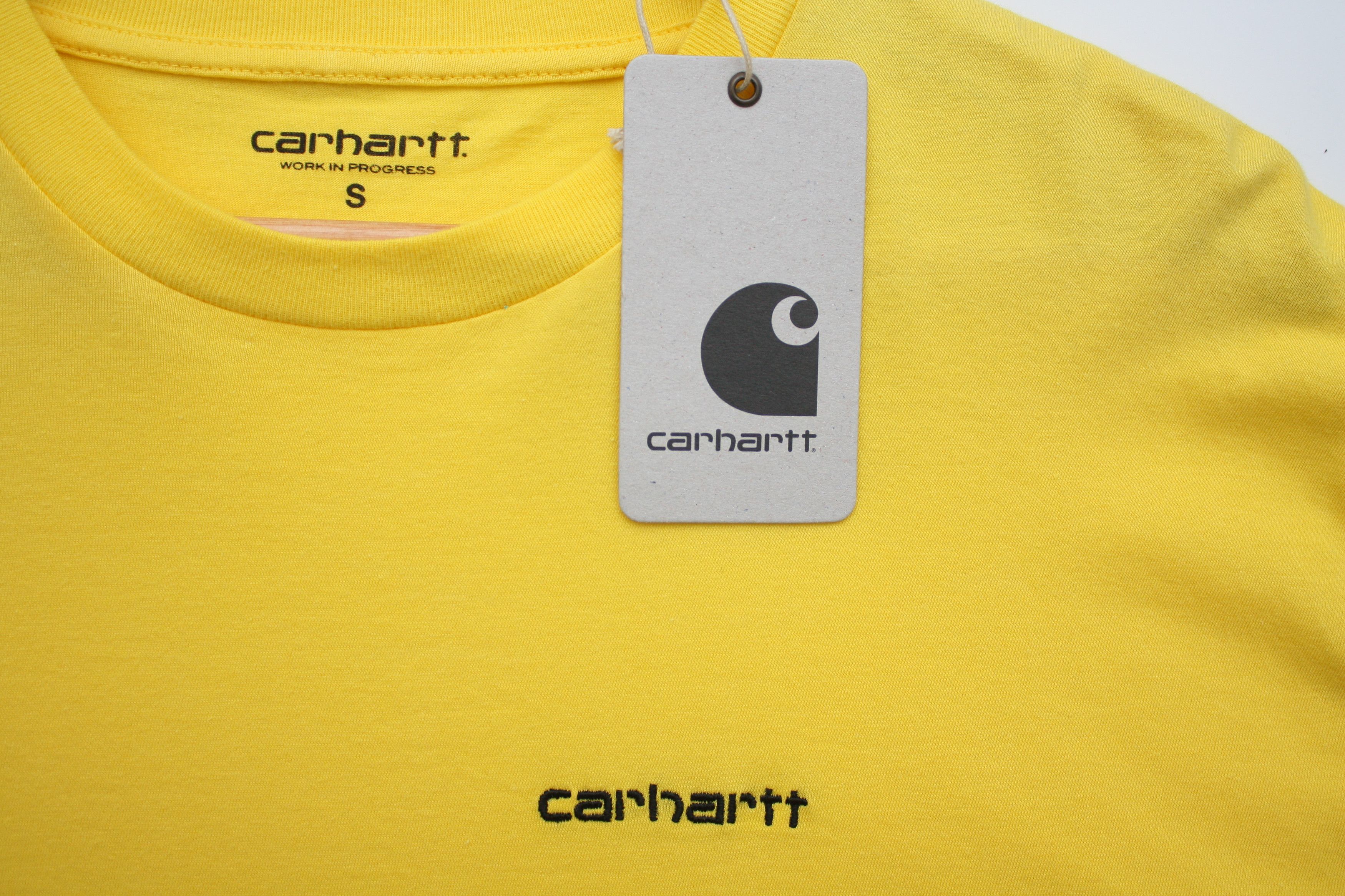 Carhartt Wip NWT Carhartt WIP Script Embroidery T-Shirt Yellow Size US S / EU 44-46 / 1 - 3 Thumbnail