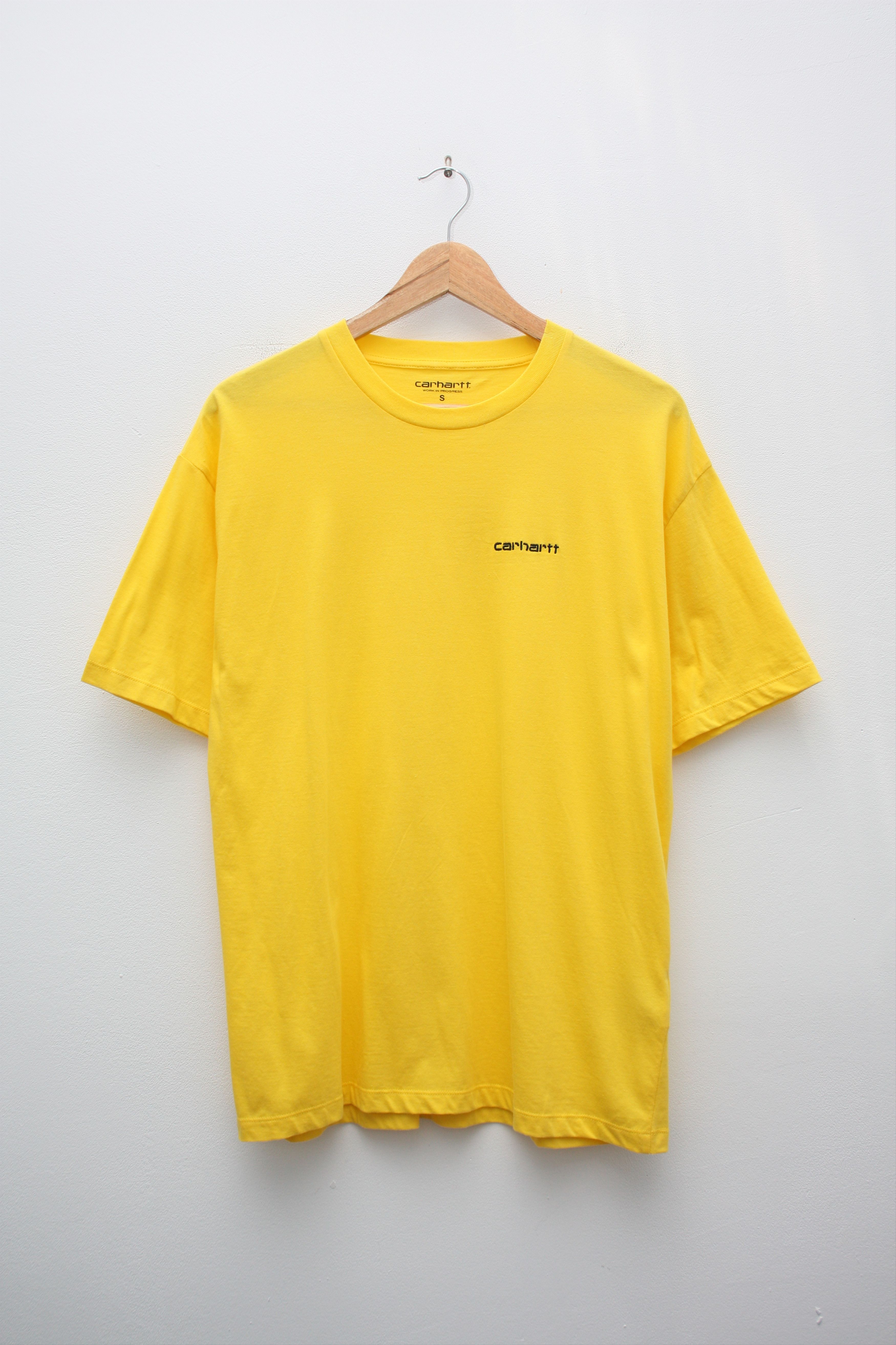 Carhartt Wip NWT Carhartt WIP Script Embroidery T-Shirt Yellow Size US S / EU 44-46 / 1 - 1 Thumbnail