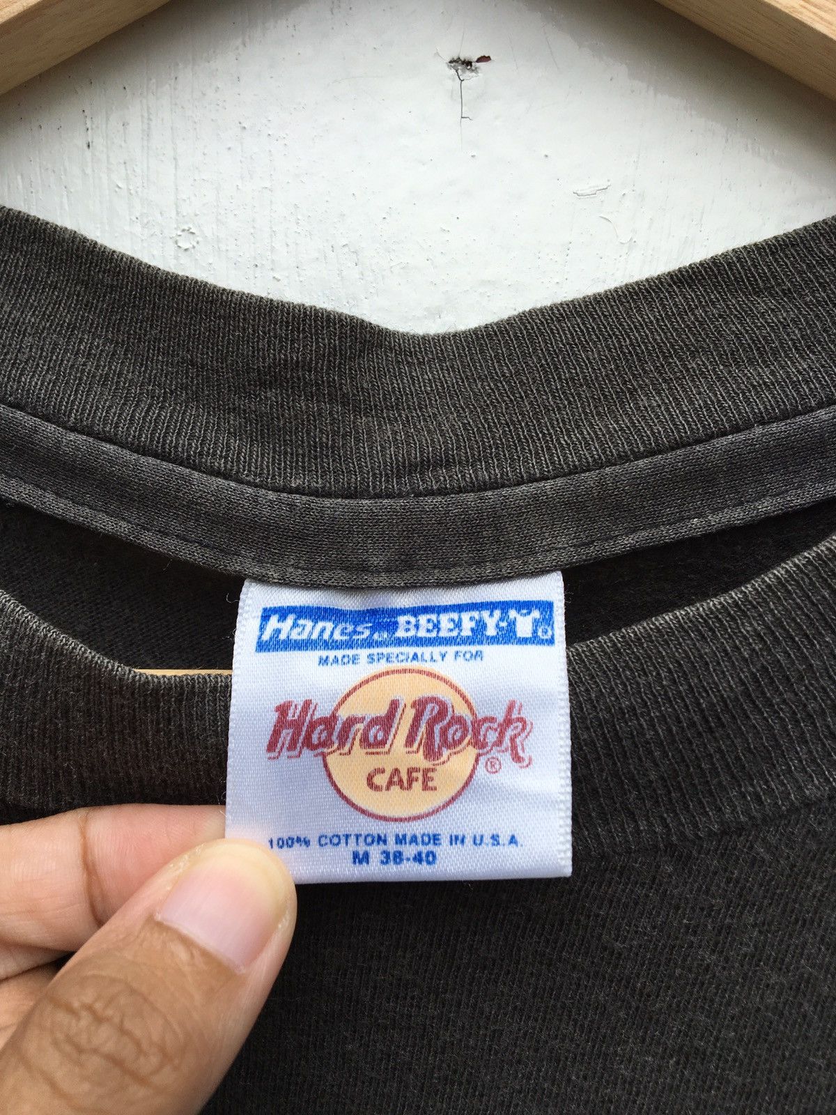 Hard Rock Cafe Rare Vintage 90s Hard Rock Cafe New York Tshirt Size US M / EU 48-50 / 2 - 7 Thumbnail