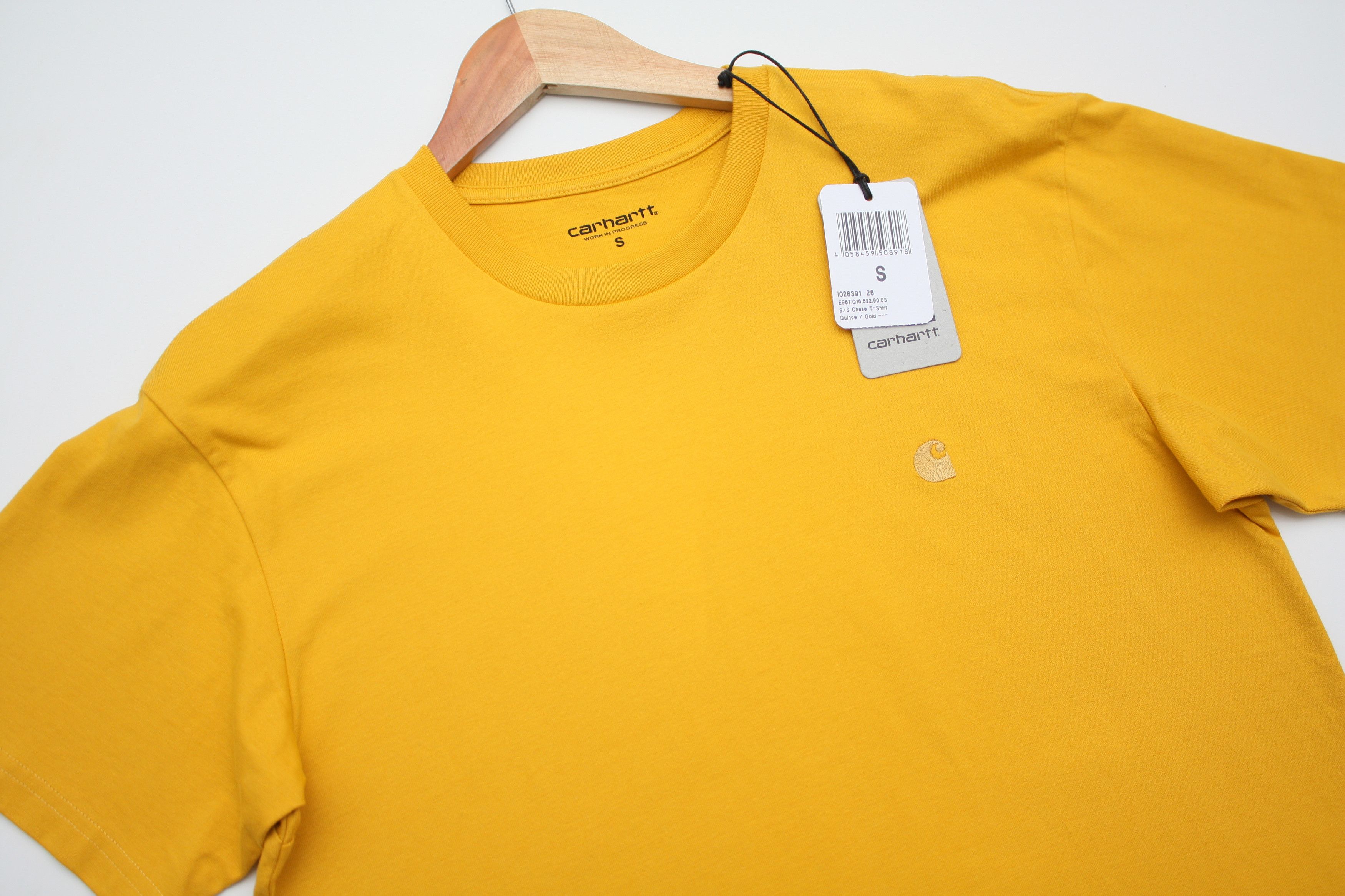 Carhartt Wip NWT Carhartt WIP Chase T-Shirt Yellow Size US S / EU 44-46 / 1 - 2 Thumbnail