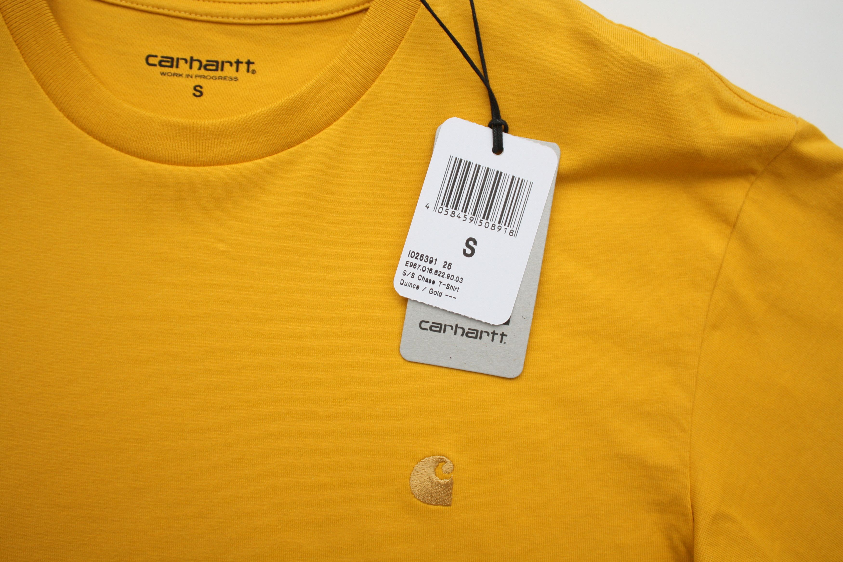 Carhartt Wip NWT Carhartt WIP Chase T-Shirt Yellow Size US S / EU 44-46 / 1 - 3 Thumbnail