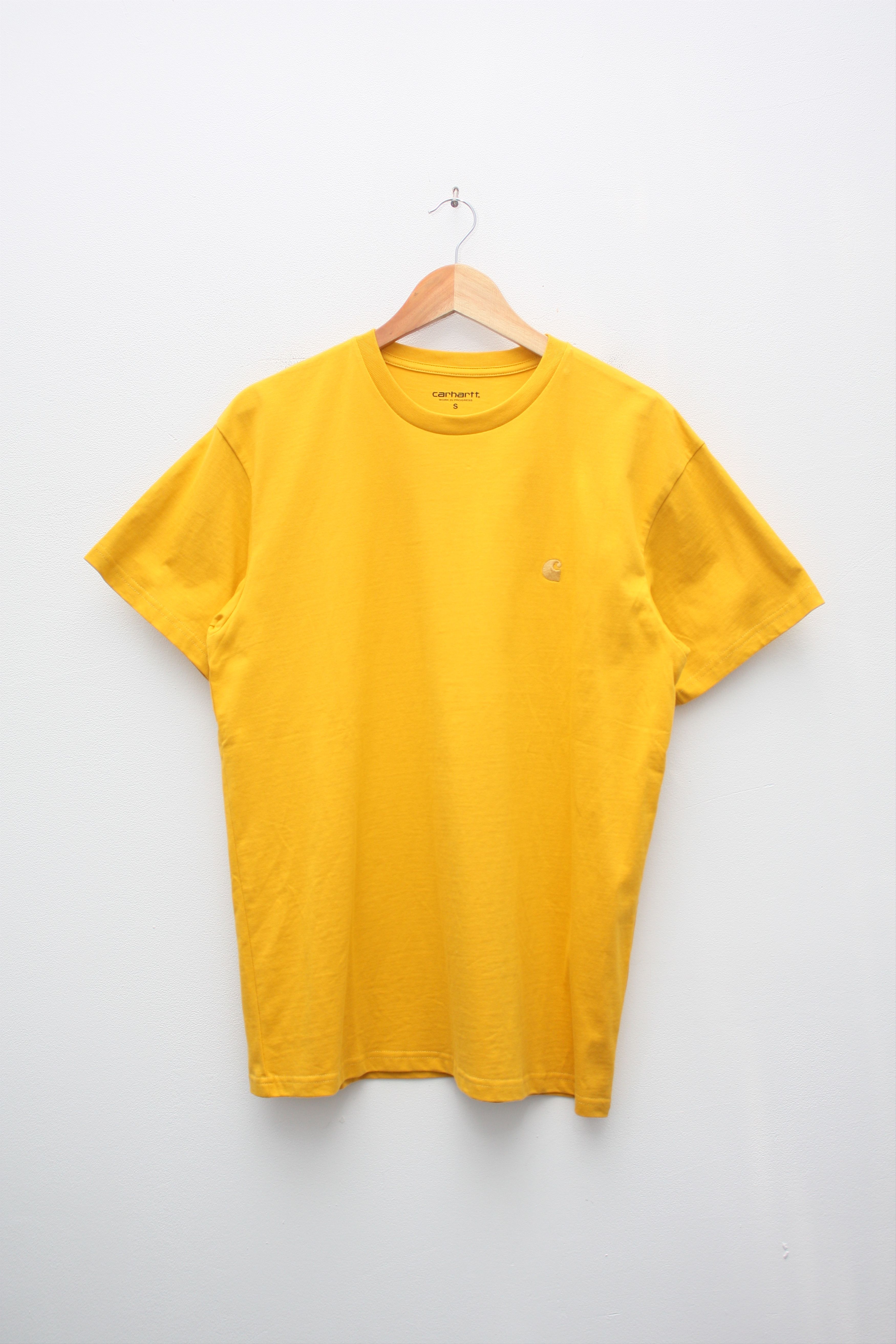 Carhartt Wip NWT Carhartt WIP Chase T-Shirt Yellow Size US S / EU 44-46 / 1 - 1 Thumbnail