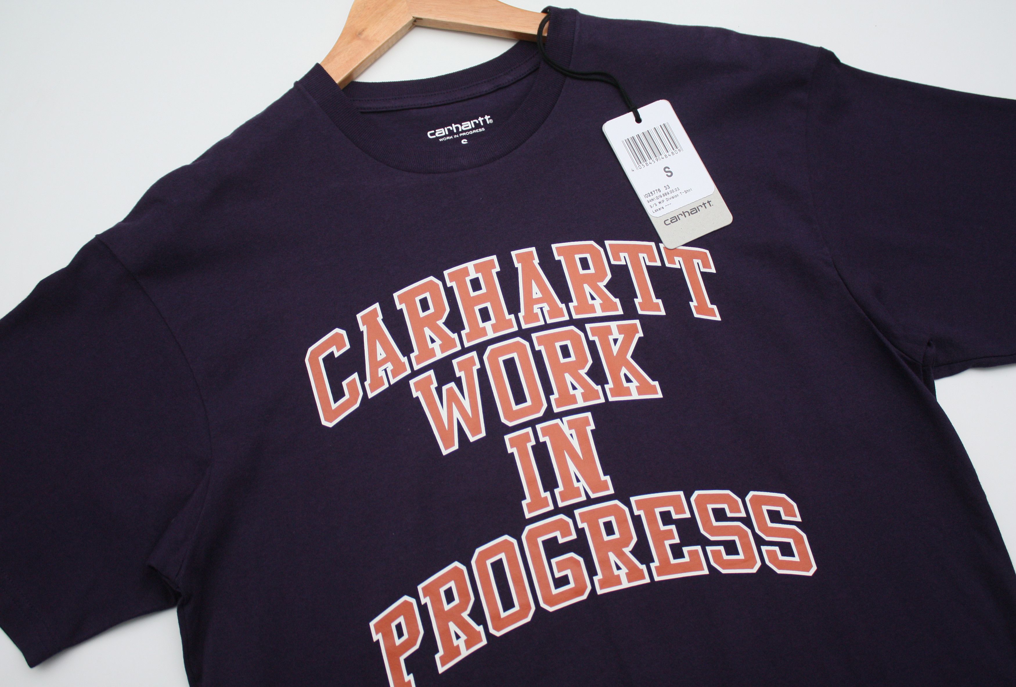 Carhartt Wip NWT Carhartt WIP Division T-Shirt Purple Size US S / EU 44-46 / 1 - 2 Thumbnail