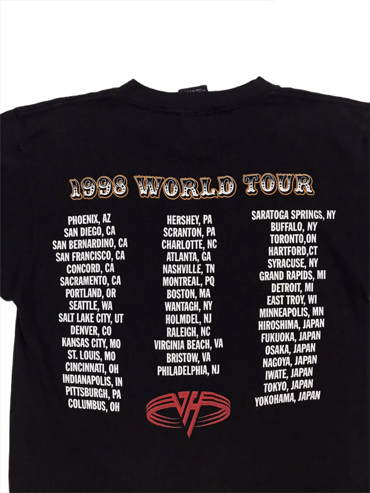 Band Tees × Vintage Vintage 98s Van Halen III World Tour Band Tees Size US M / EU 48-50 / 2 - 4 Thumbnail
