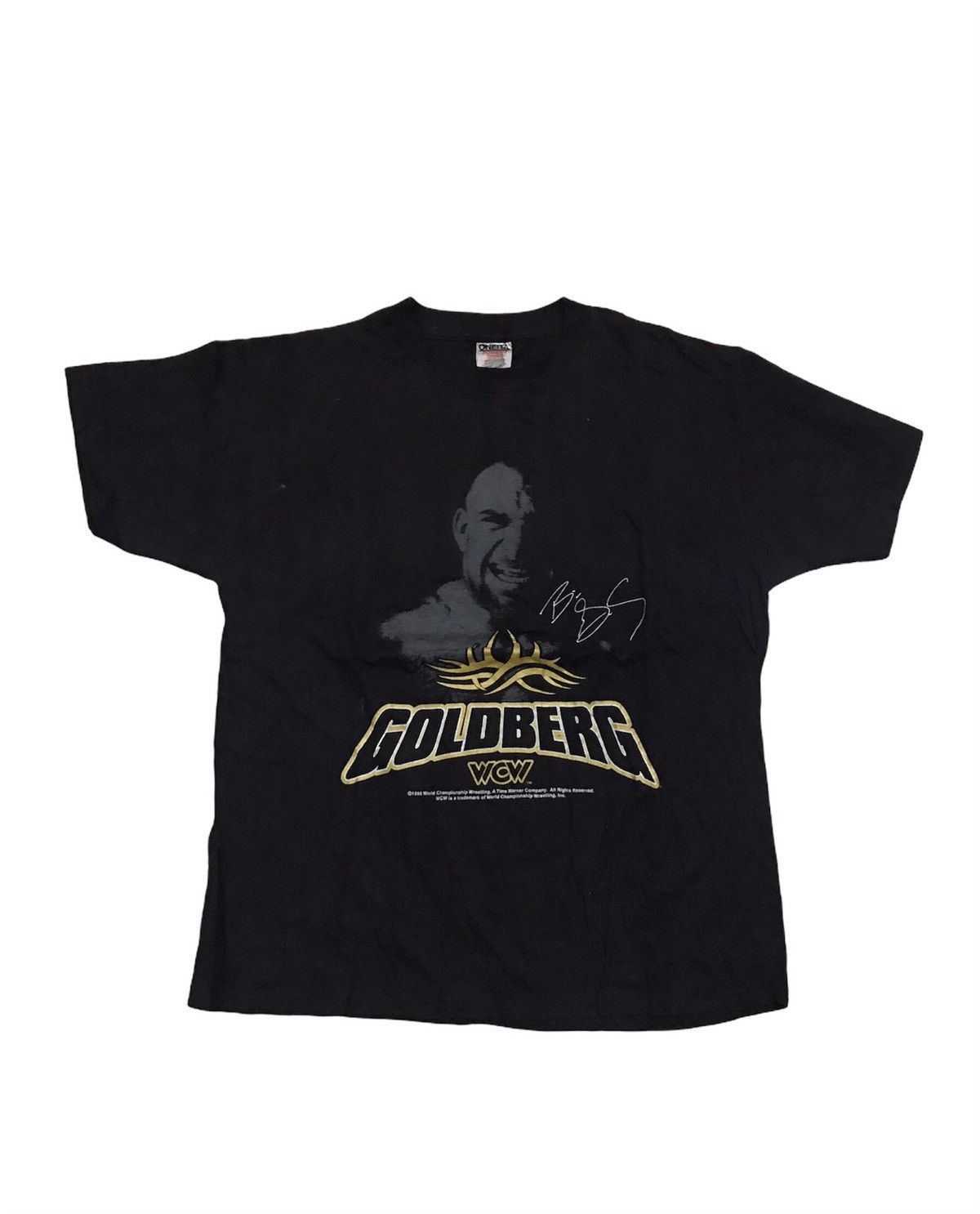 Vintage 90s Goldberg World Championship Wrestling WCW Shirt